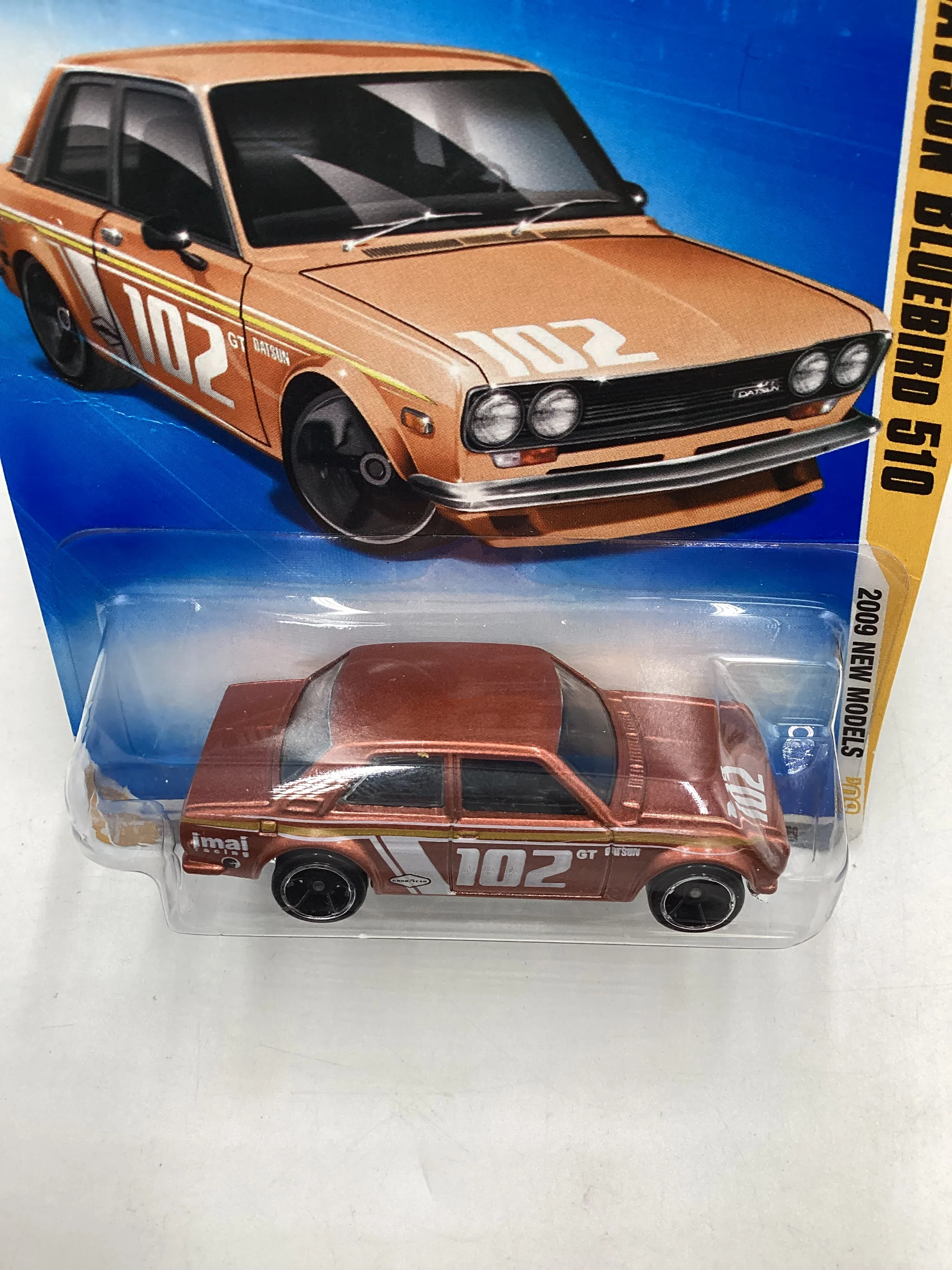 Hot Wheels 2009 037/190 Datsun Bluebird 510 Copper - Image 6