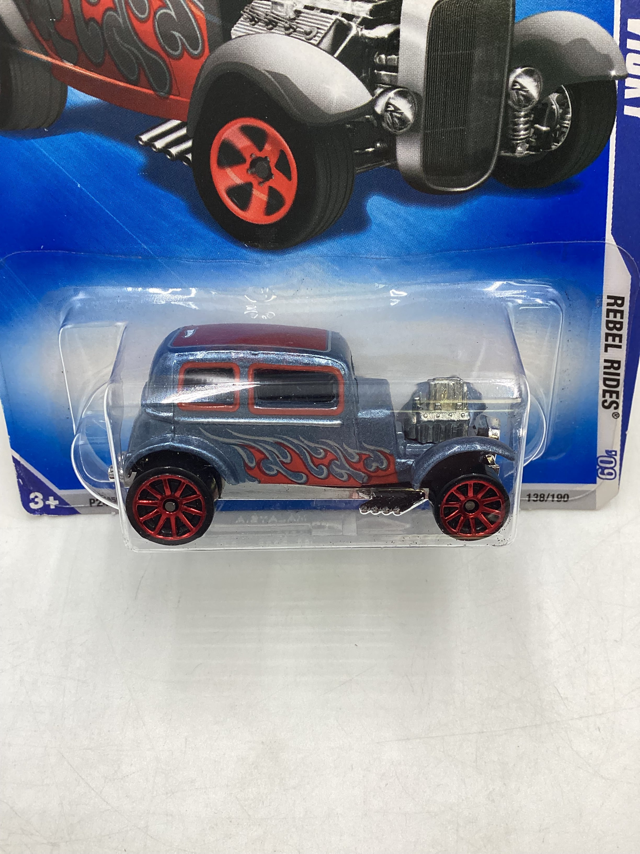 Hot Wheels 2009 #138 32 Ford Vicky Light Blue 10 SP Wheels 30H - Image 3