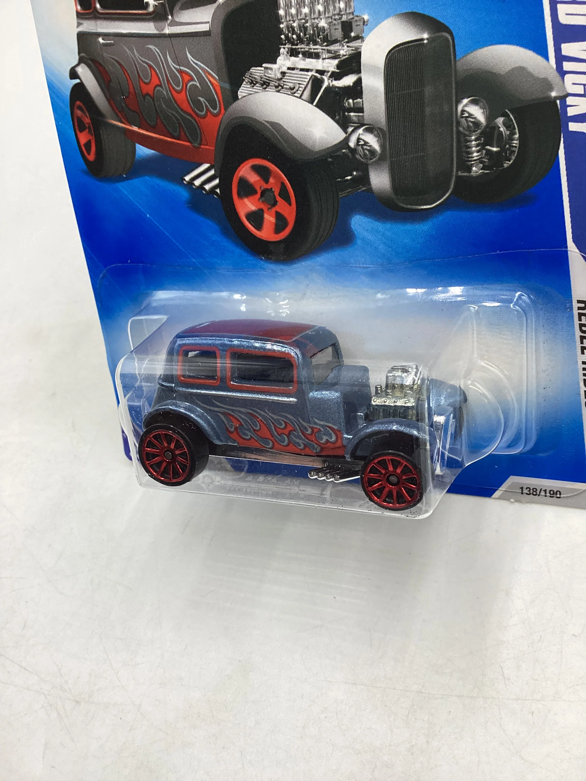 Hot Wheels 2009 #138 32 Ford Vicky Light Blue 10 SP Wheels 30H - Image 4