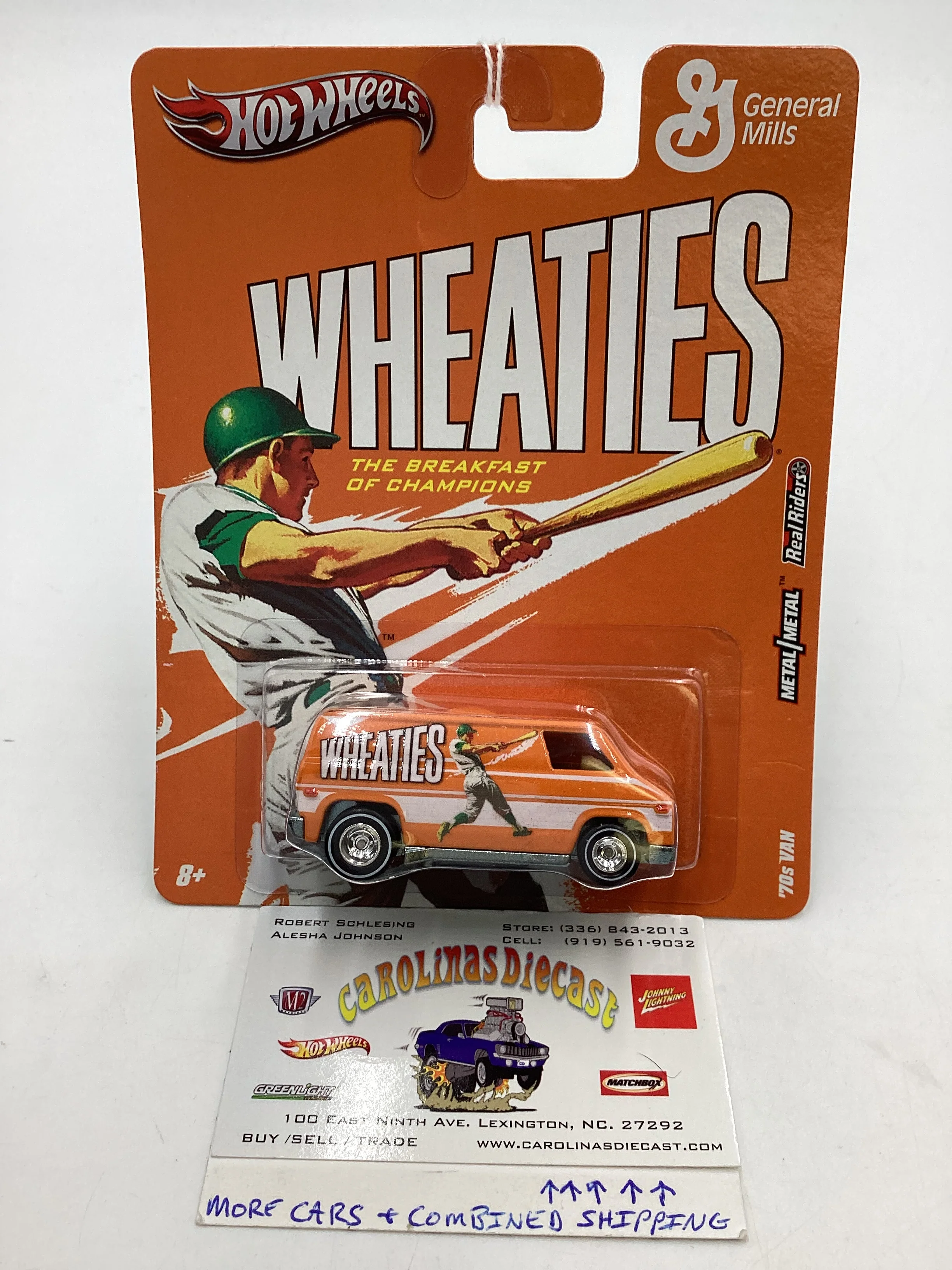 HOT WHEELS 2011 POP CULTURE General Mills 70’s Van Wheaties 266A