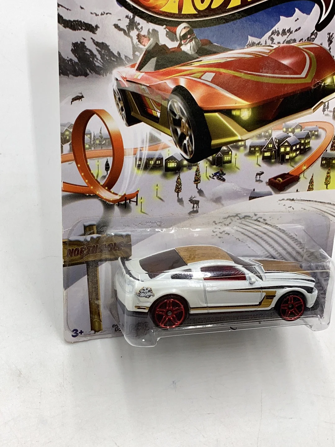 Hot Wheels 2014 Holiday Hot Rods ‘12 Ford Mustang Boss 302 Laguna Seca 155H - Image 4