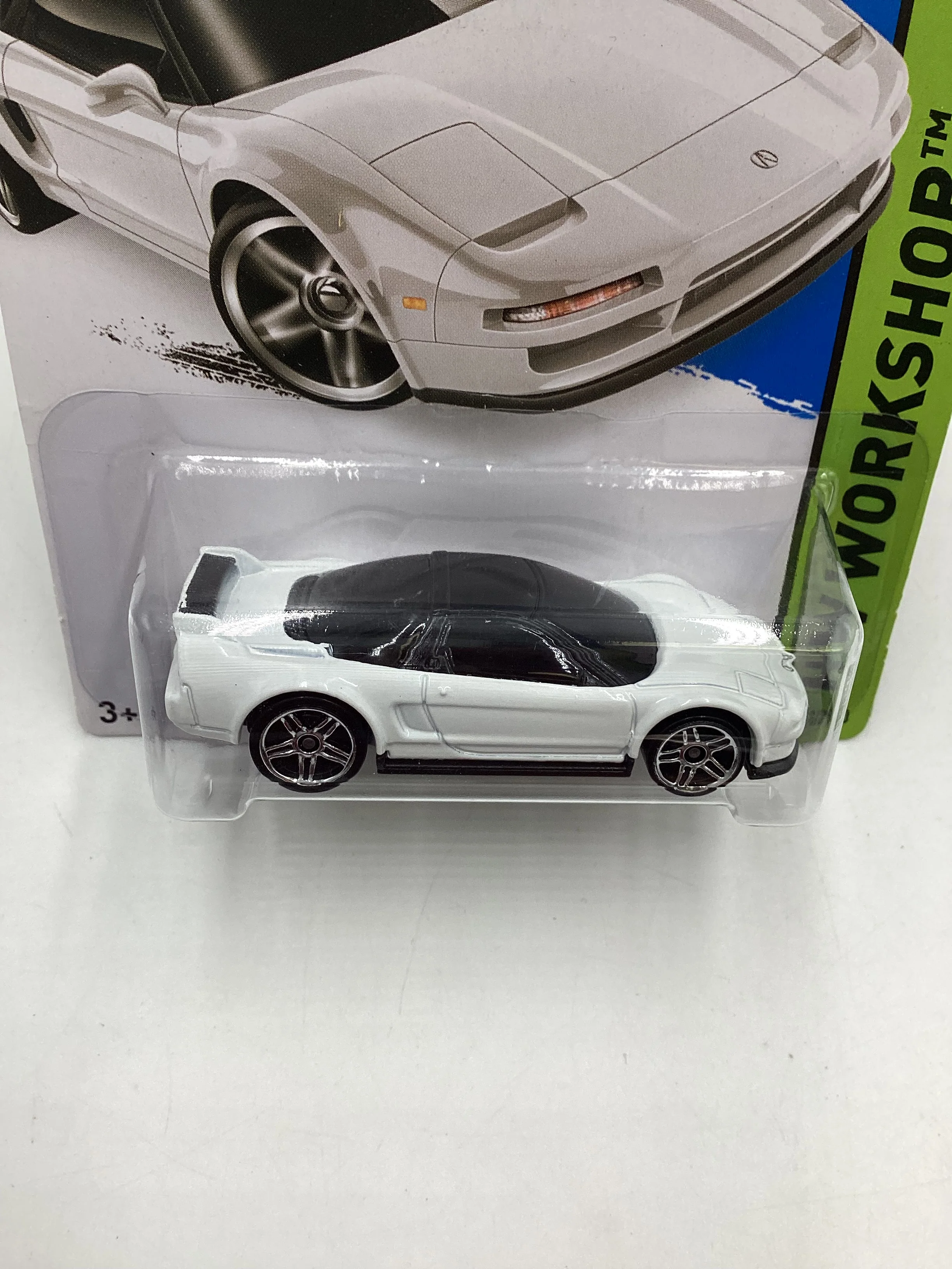 Hot Wheels 2015 HW Workshop #218 90 Acura NSX White - Image 6