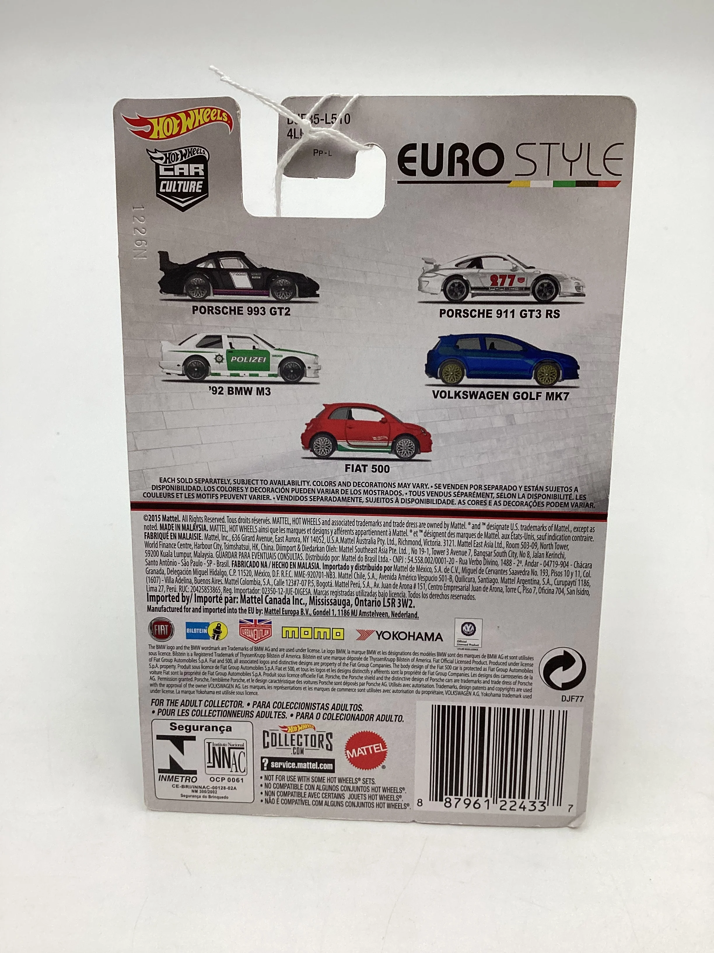 Hot wheels 2016 Euro Style #2 Porsche 911 GT3 RS w/protector - Image 6