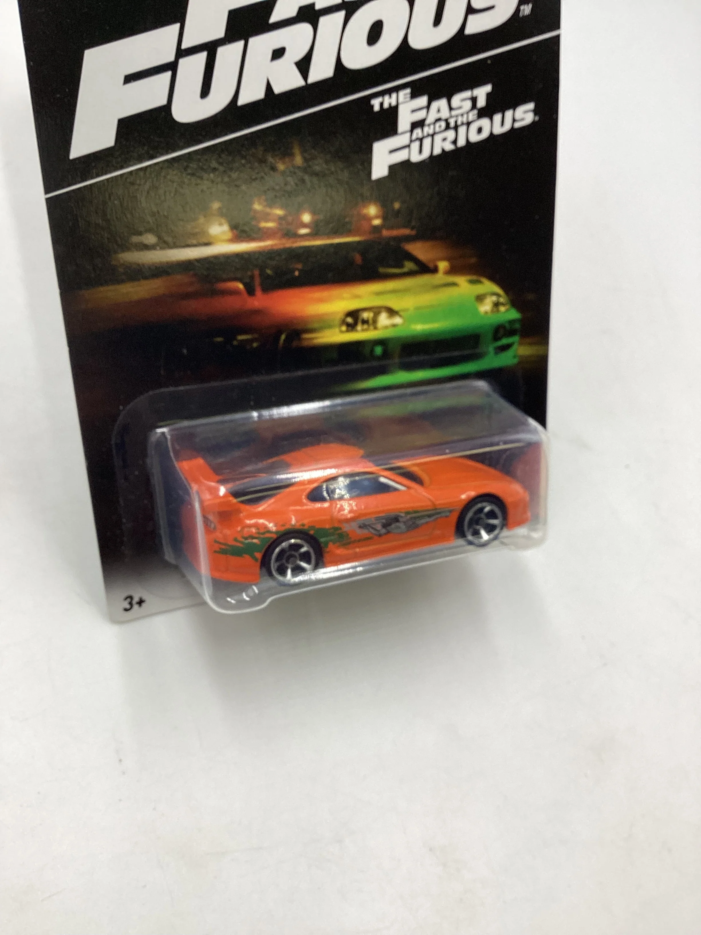 Hot wheels 2016 Fast and furious 94 Toyota supra orange #1 w/protector 69A - Image 5