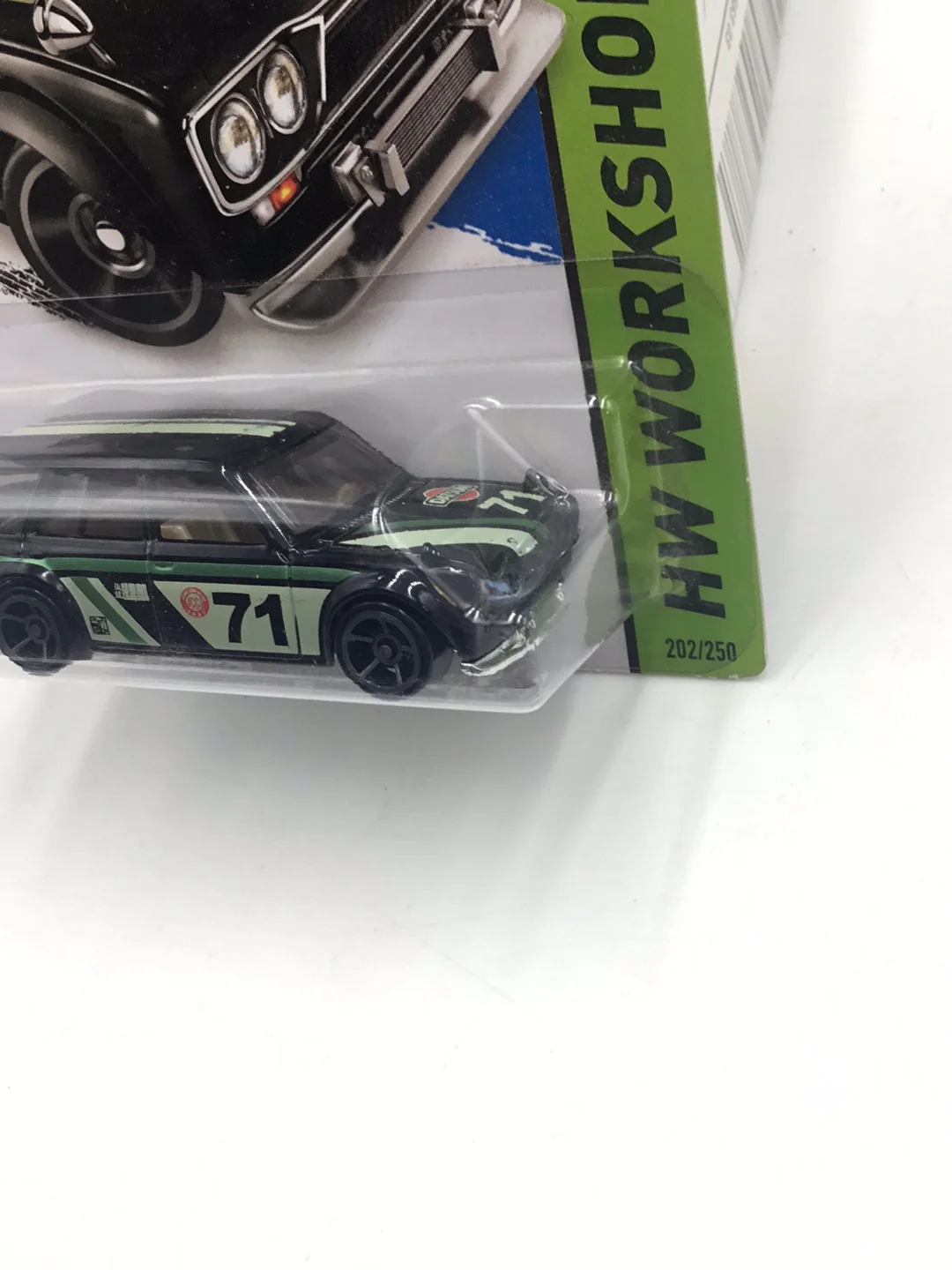Hot Wheels 2017 71 Datsun Bluebird 510 wagon Kmart exclusive with protector - Image 4