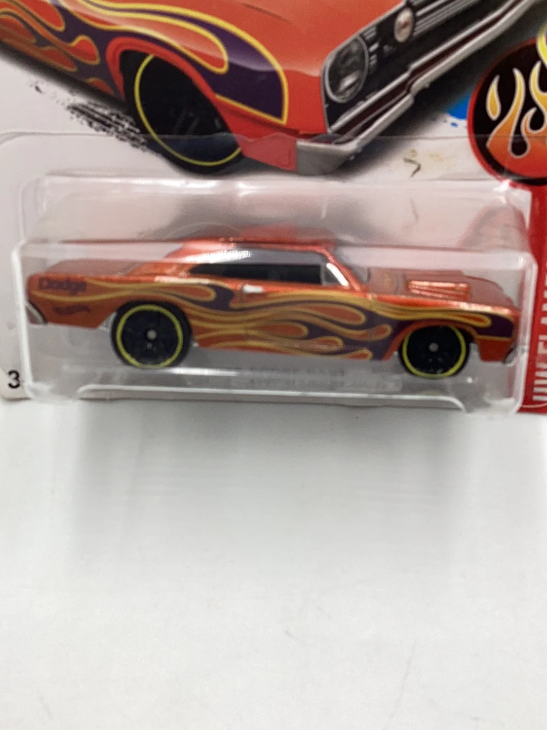 Hot Wheels 2017 HW Flames #249 ‘68 Dodge Dart 54E - Image 3