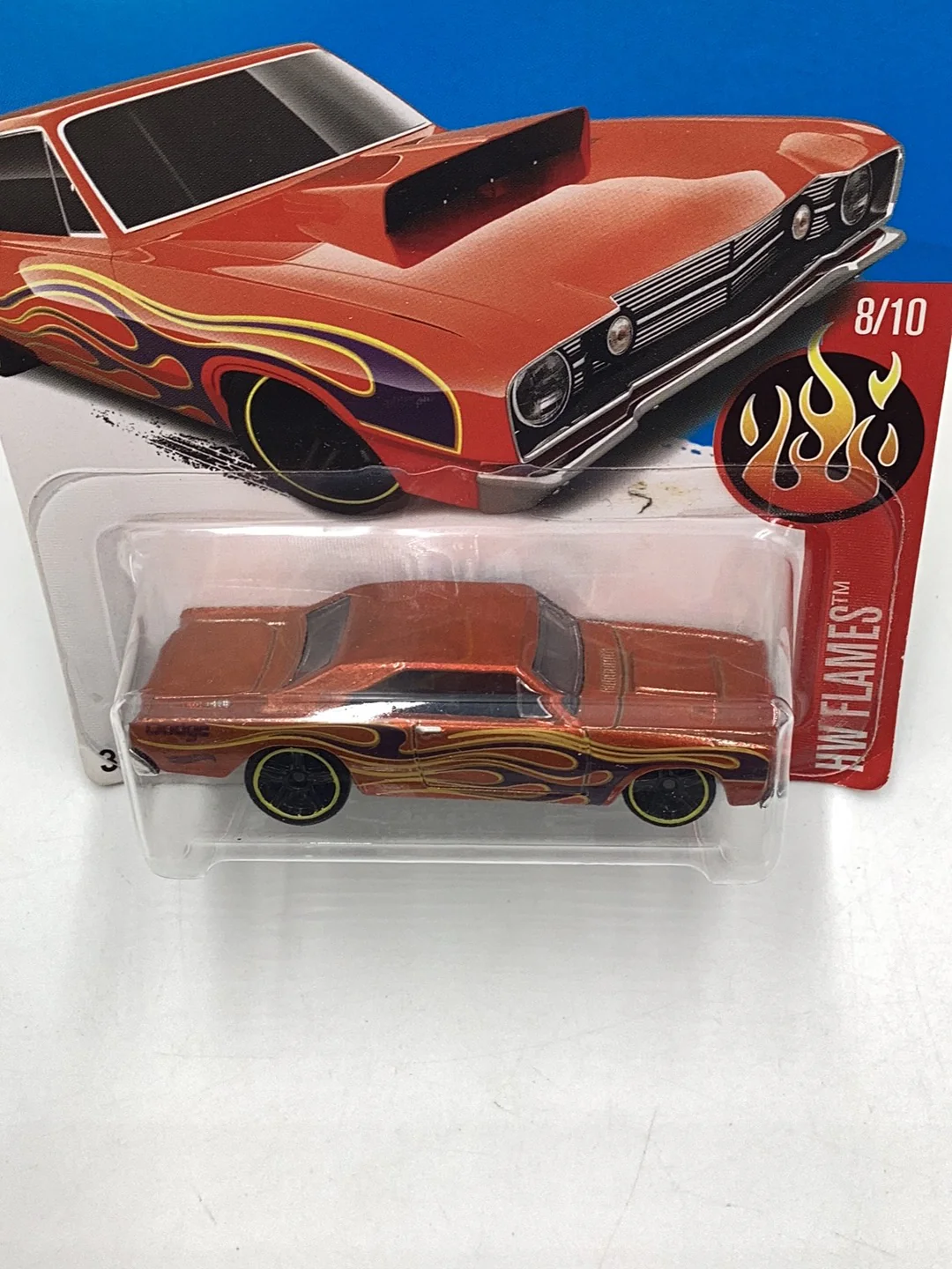 Hot Wheels 2017 HW Flames #249 ‘68 Dodge Dart 54E - Image 6
