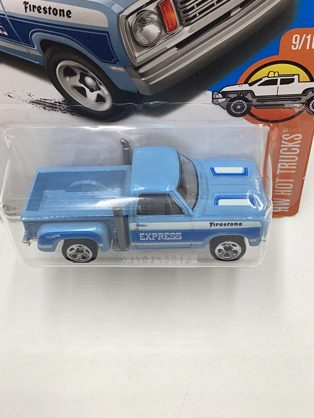 Hot Wheels 2017 HW Hot Trucks #131 1978 Dodge Lil Red Express Truck 46D - Image 5