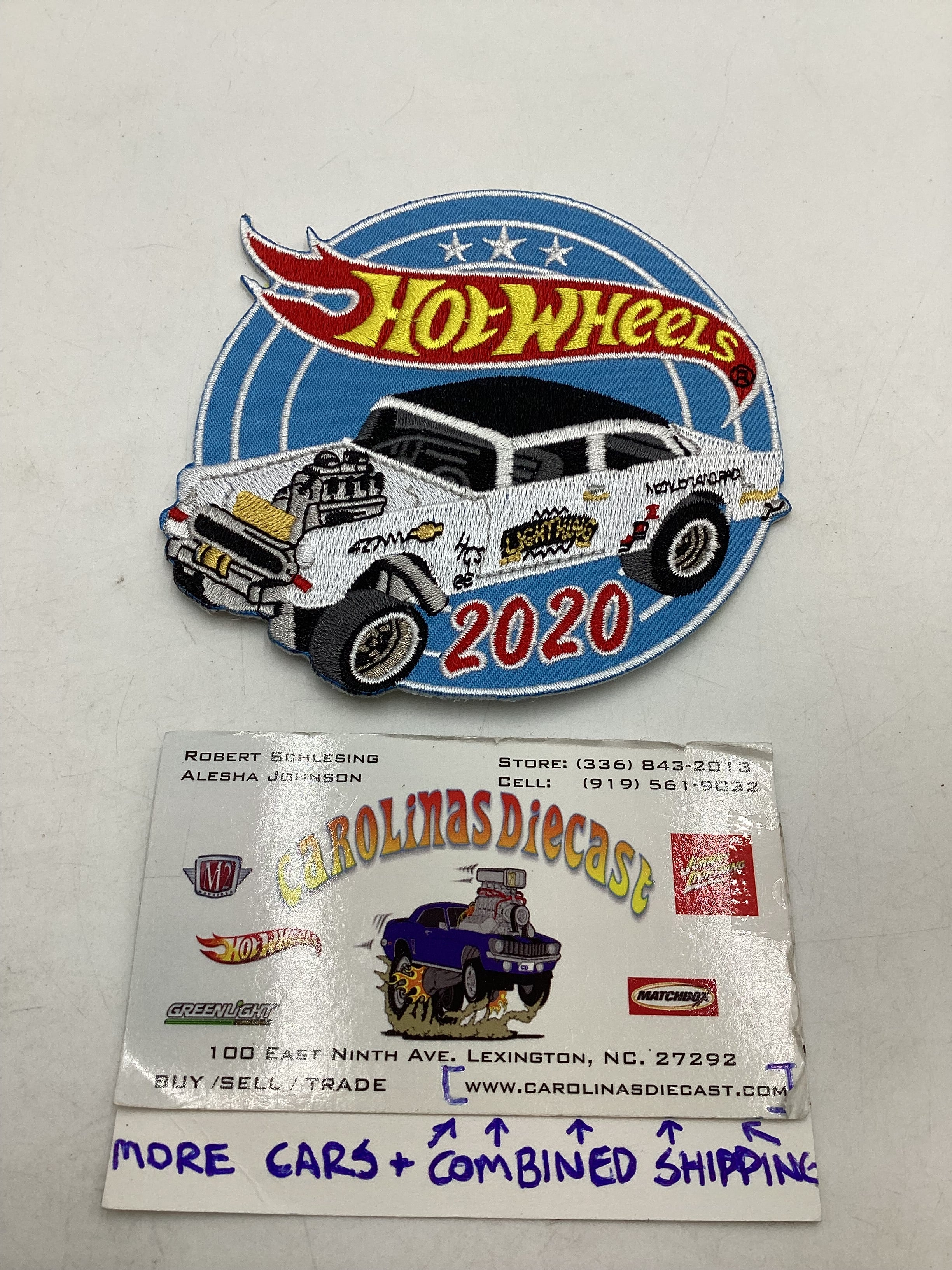 Hot wheels 2020 20th Nationals Charlotte NC 55 Chevy Gasser Patch