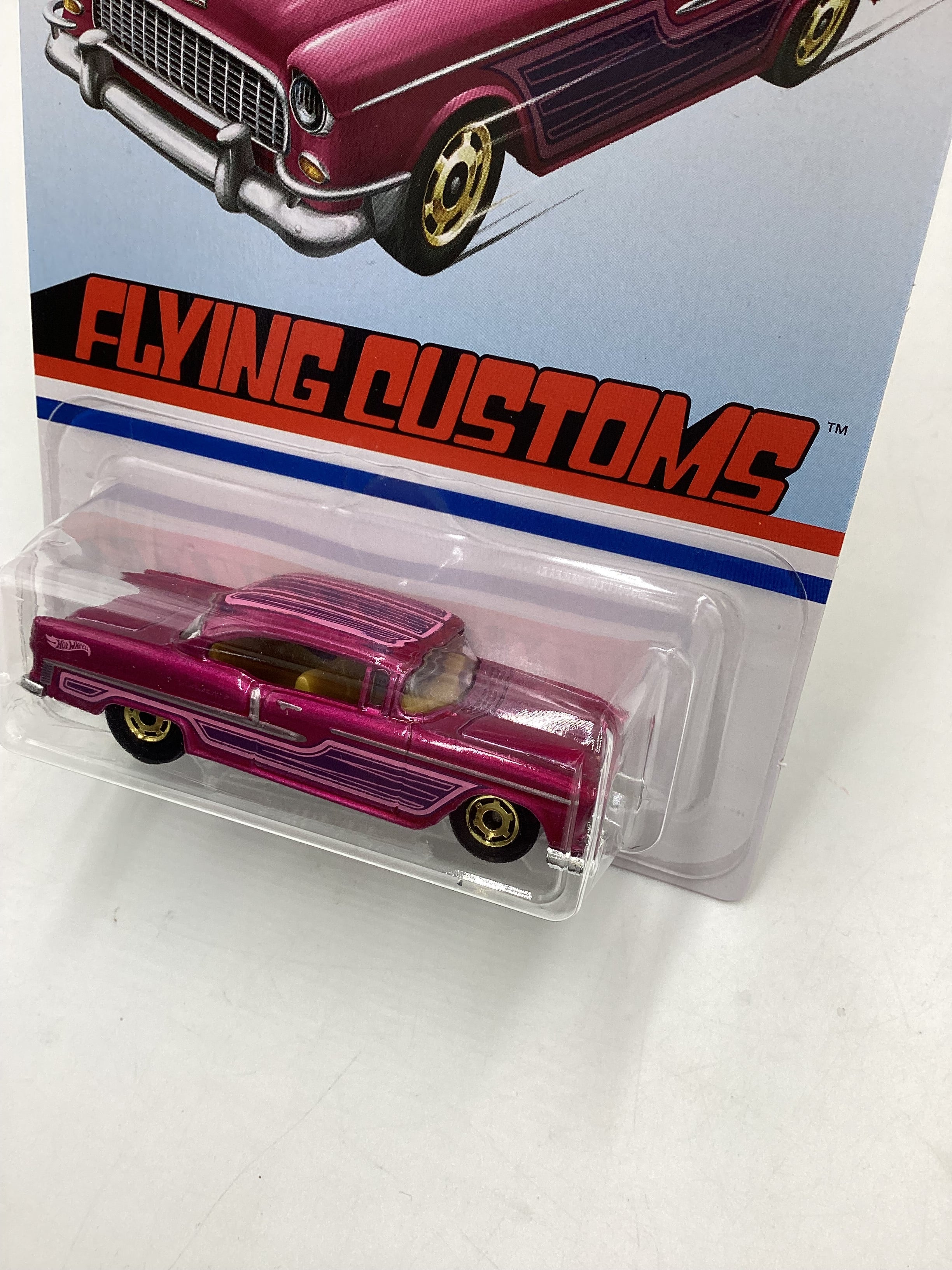 Hot wheels 2021 Flying Customs 55 Chevy 157A - Image 4
