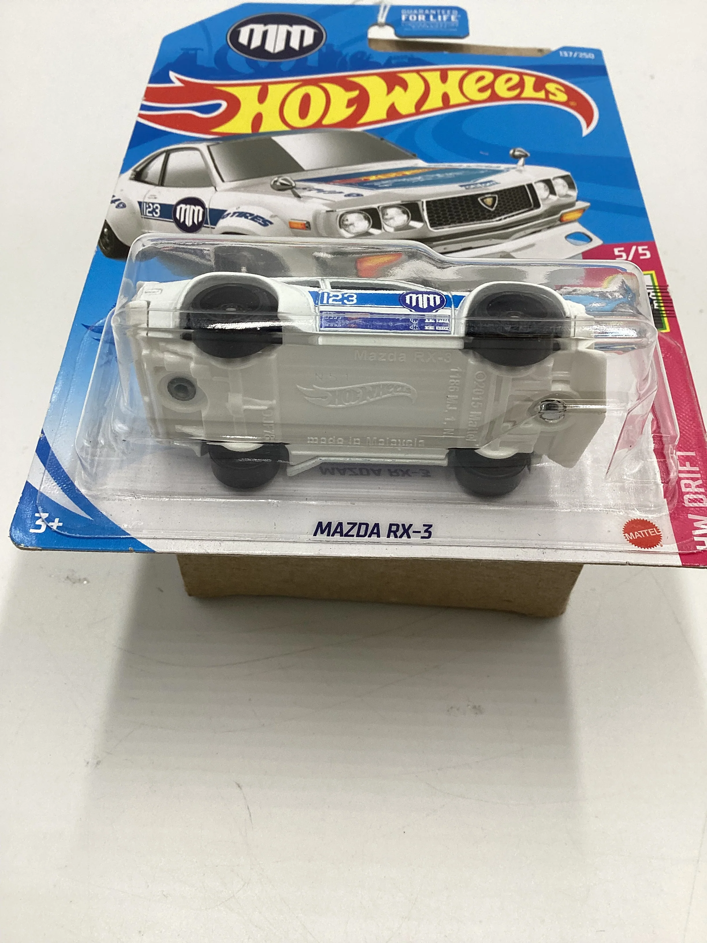 Hot Wheels 2021 HW Drift #137 Mazda RX-3 White 87D - Image 7