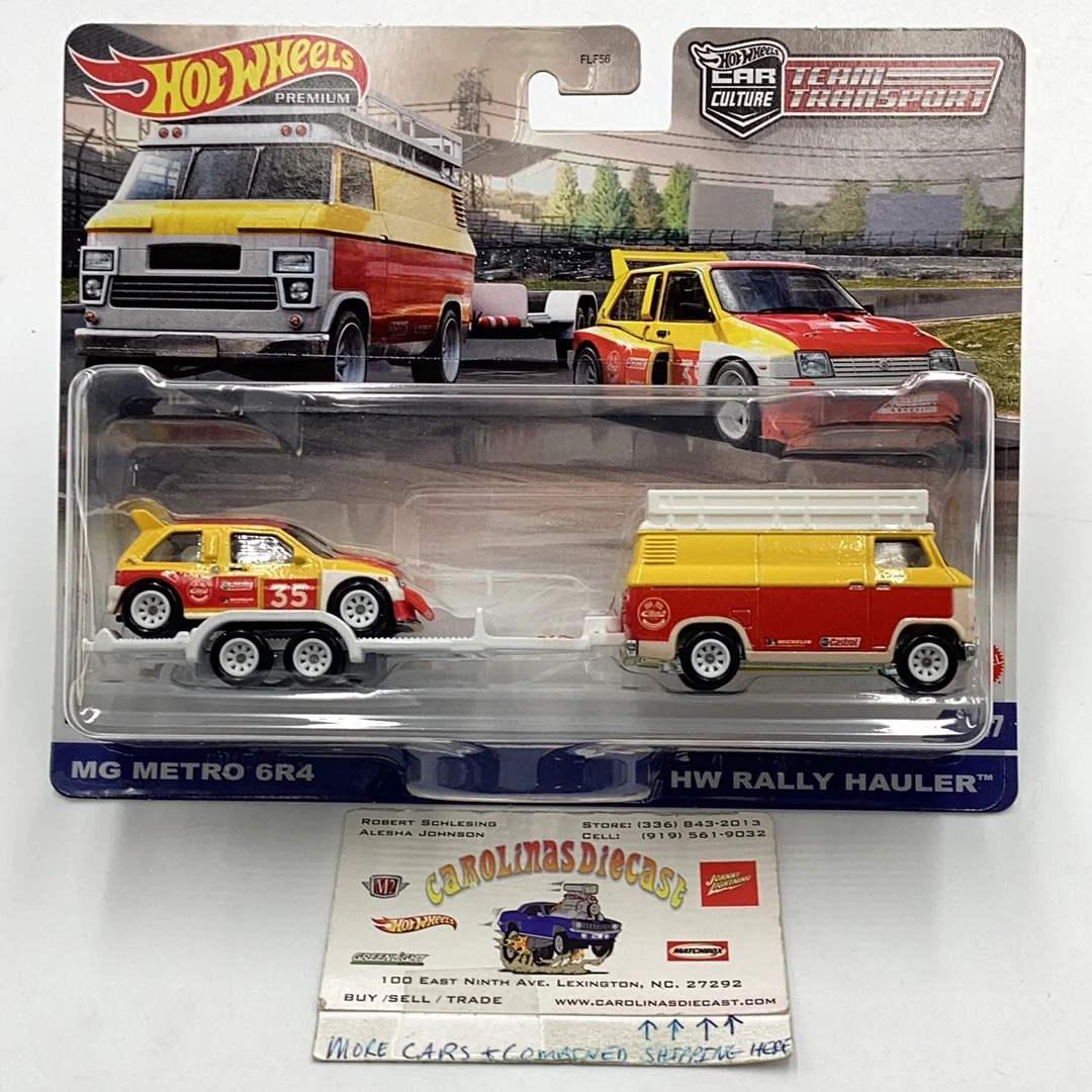 HOT WHEELS 2023 CAR CULTURE TEAM TRANSPORT #47 MG Metro 6R4 HW Rally Hauler 280A