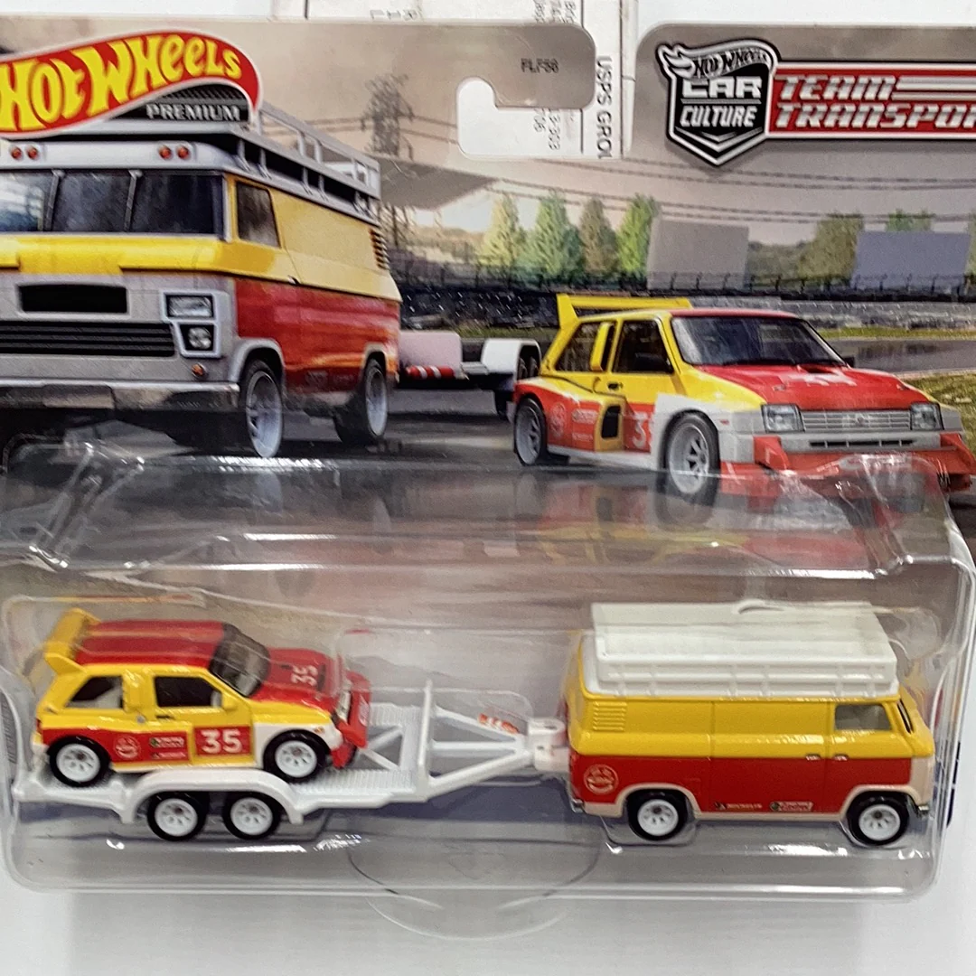 HOT WHEELS 2023 CAR CULTURE TEAM TRANSPORT #47 MG Metro 6R4 HW Rally Hauler 280A - Image 5