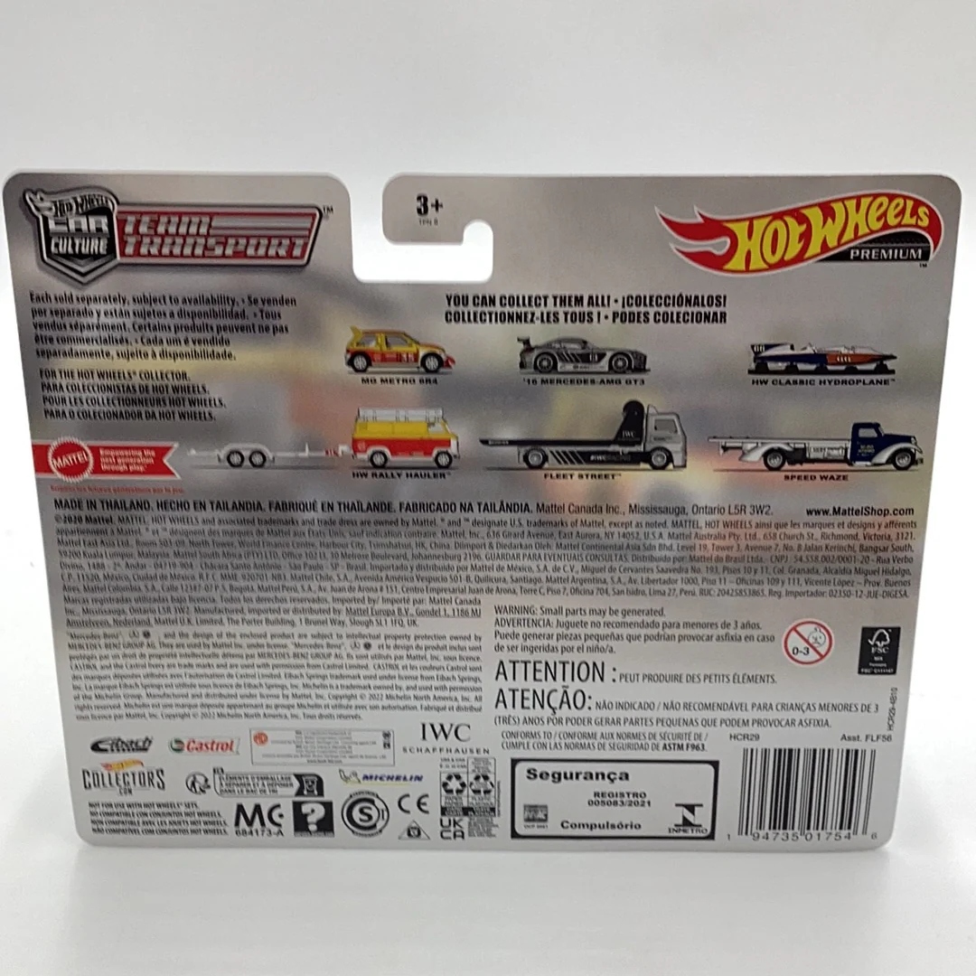 HOT WHEELS 2023 CAR CULTURE TEAM TRANSPORT #47 MG Metro 6R4 HW Rally Hauler 280A - Image 6