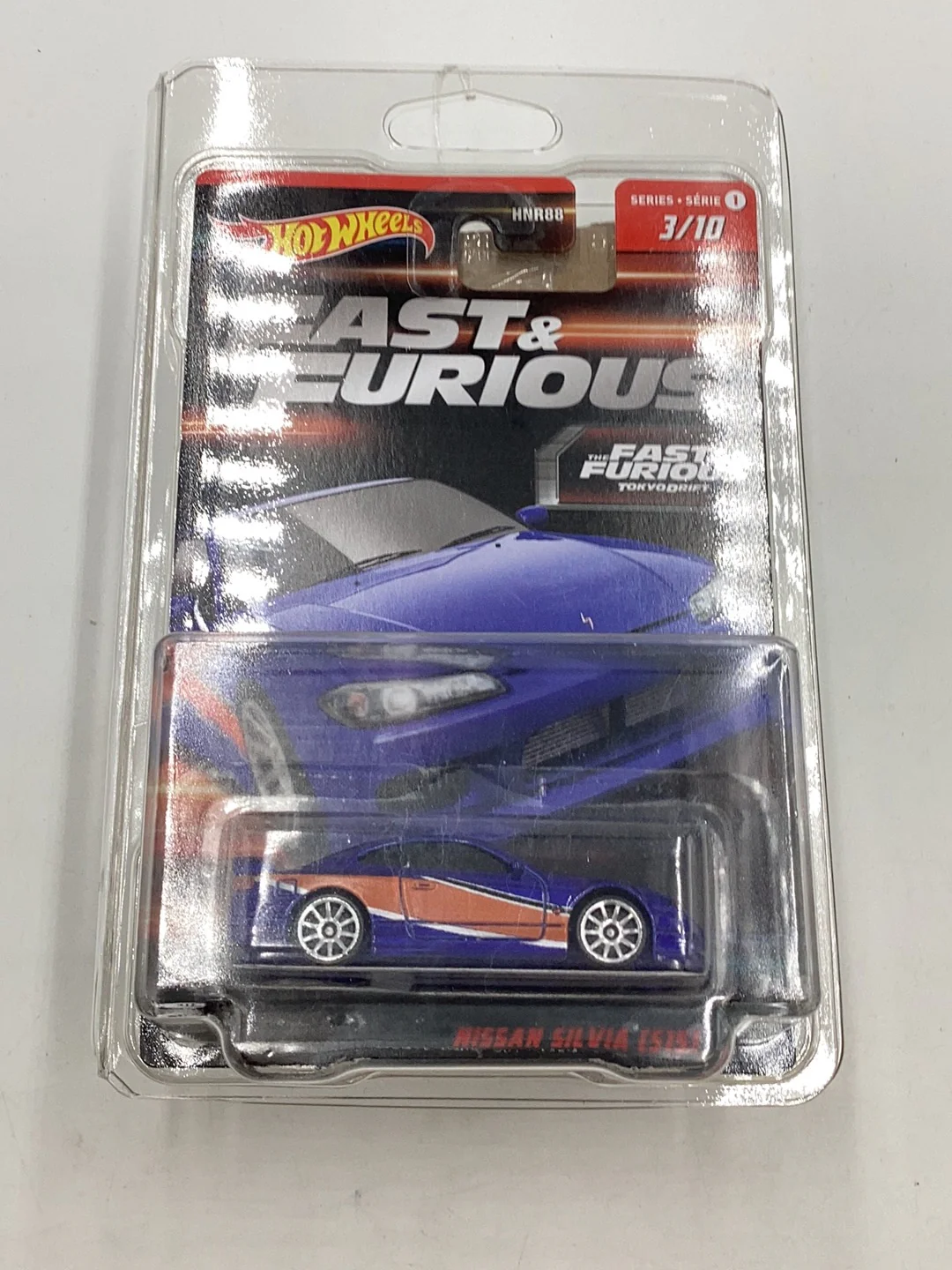 Hot wheels 2023 Fast and furious Tokyo Drift Nissan Silvia (S15) 3/10 with protector 74A - Image 8