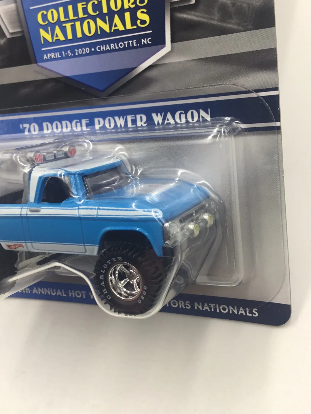 Hot wheels 20th annual collectors Nationals 1970 Dodge Power Wagon 941/6000 in Protector - Image 4