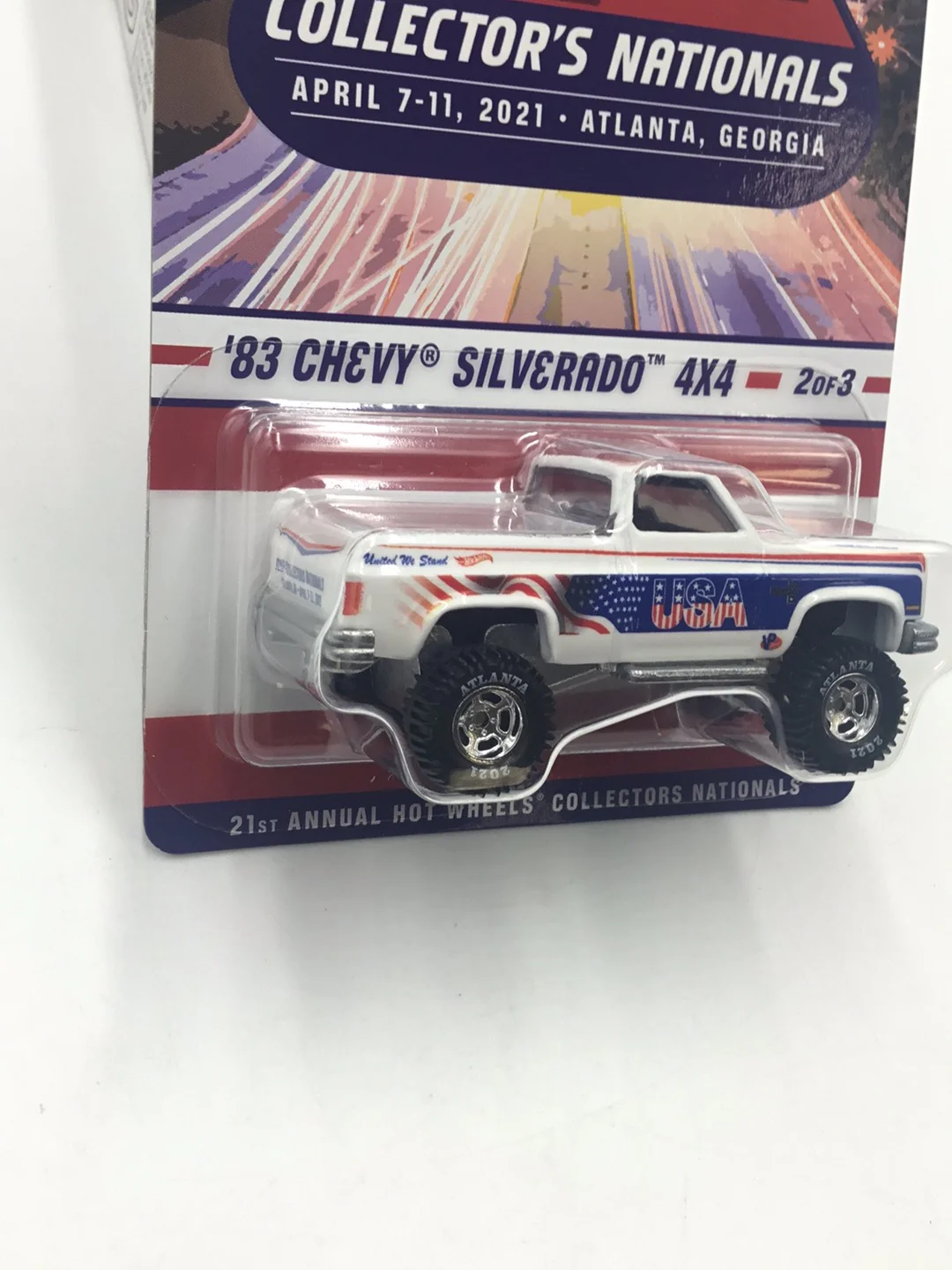 Hot wheels 21st annual collectors nationals 83 Silverado 4x4 1155/5500 - Image 3