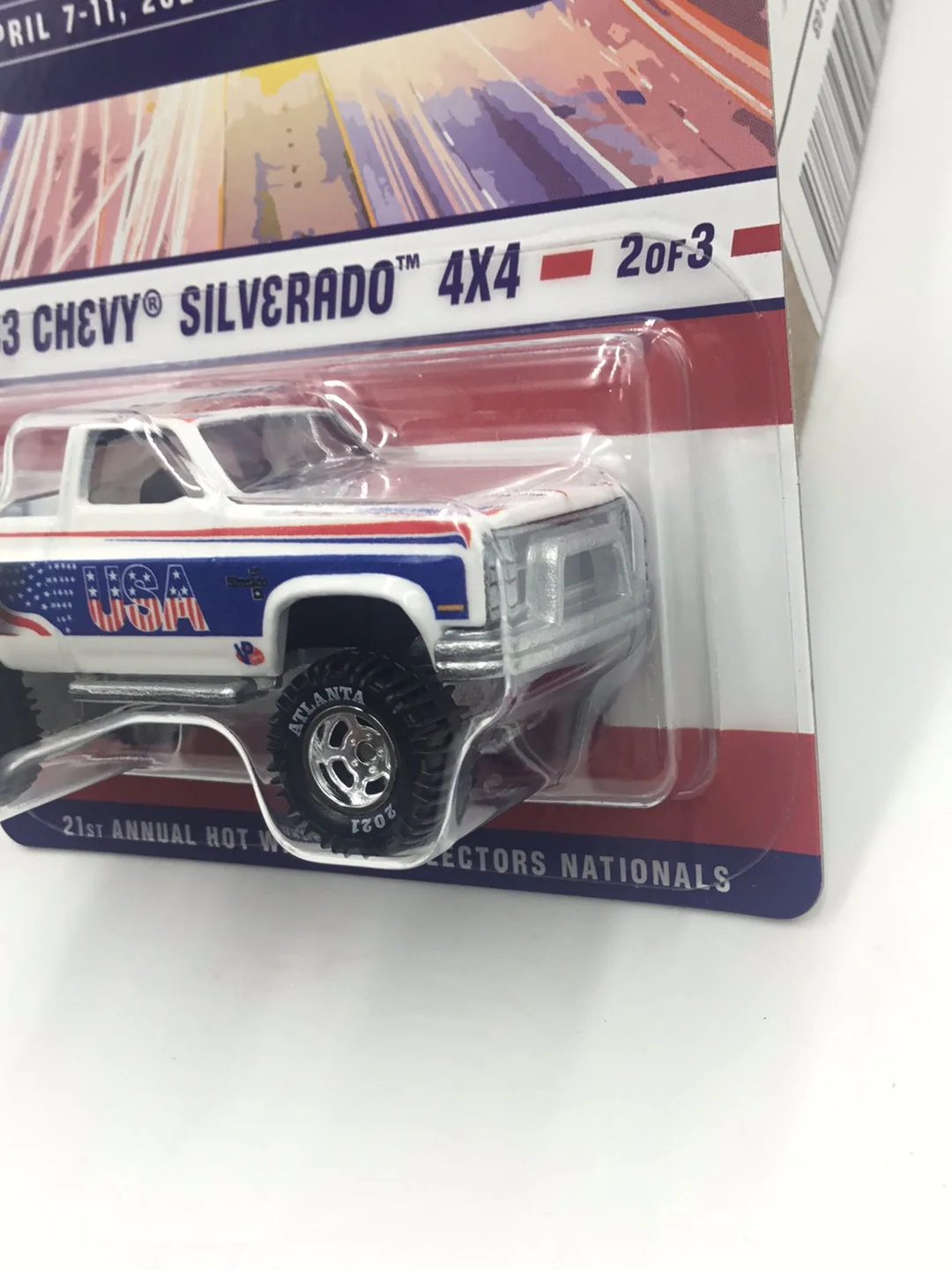 Hot wheels 21st annual collectors nationals 83 Silverado 4x4 1155/5500 - Image 4