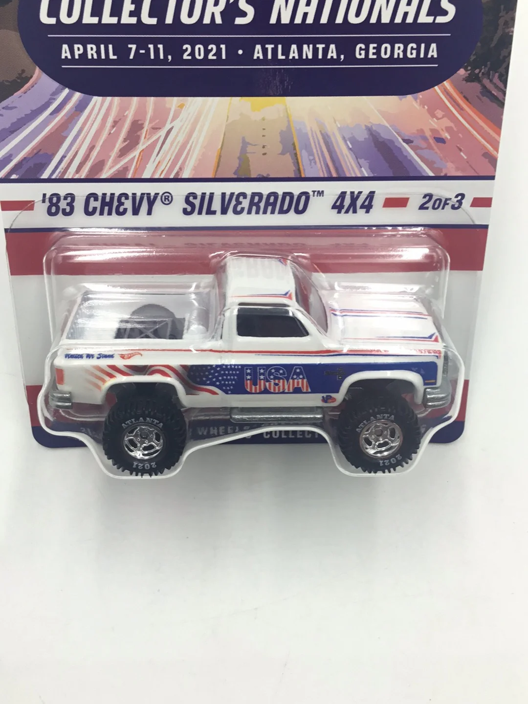 Hot wheels 21st annual collectors nationals 83 Silverado 4x4 1155/5500 - Image 5