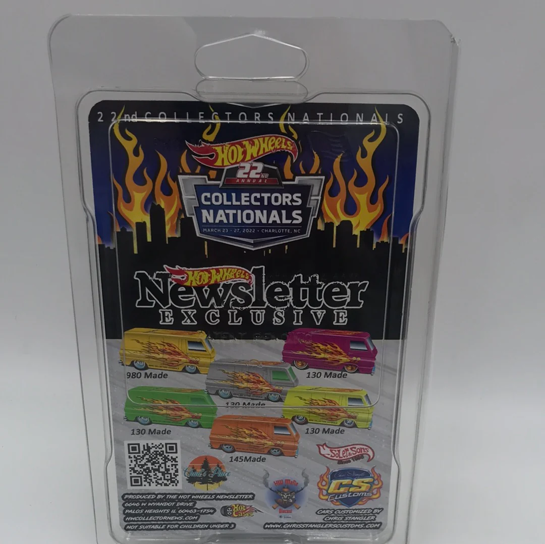 Hot wheels 22nd annual collectors Nationals newsletter car 66 Dodge A100 in hand - Image 4
