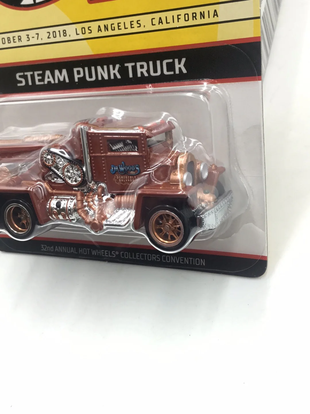 Hot wheels 32nd annual collectors Convention Steam Punk Truck 1700/4000 VHTF with protector - Image 4