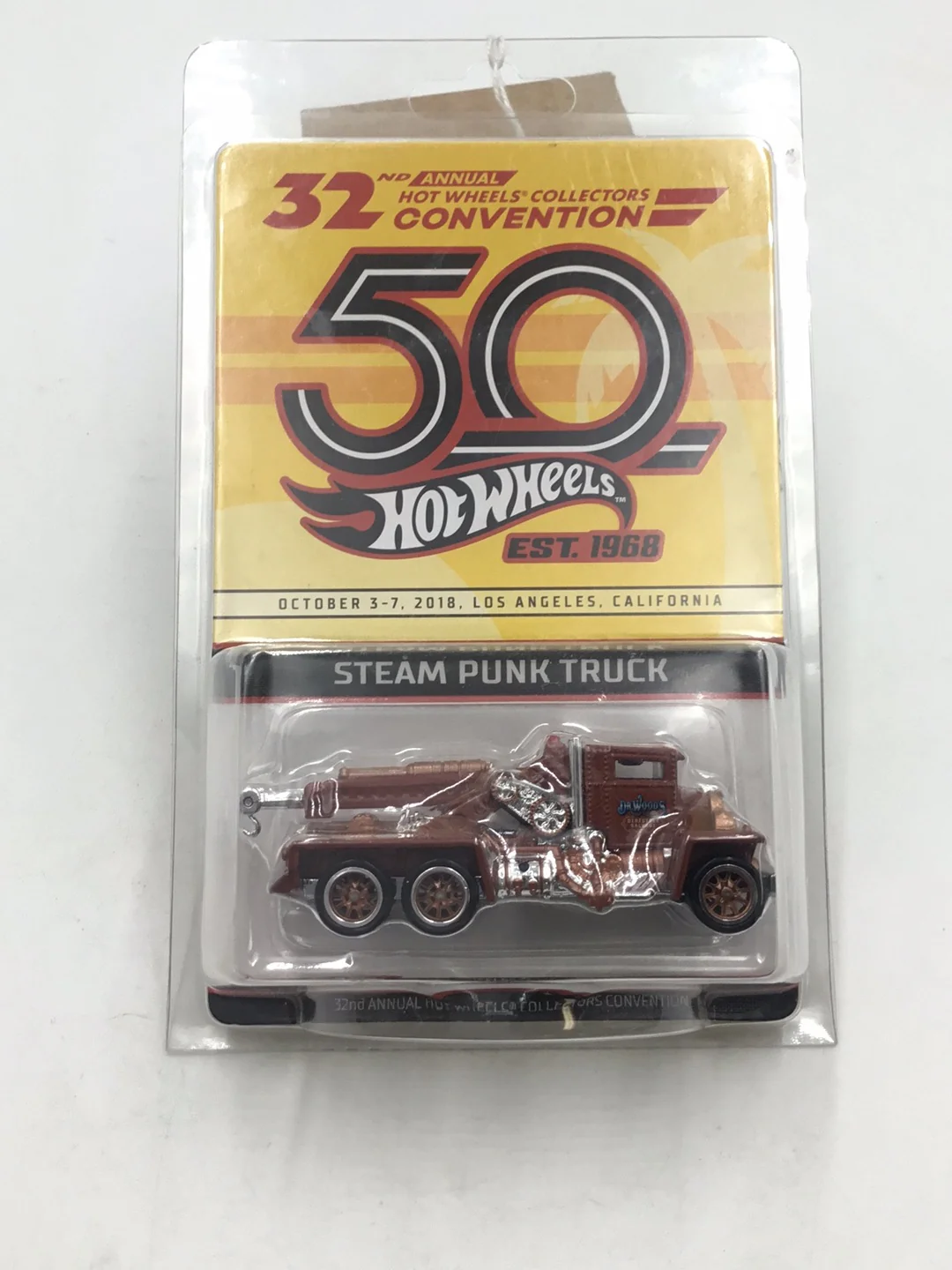 Hot wheels 32nd annual collectors Convention Steam Punk Truck 1700/4000 VHTF with protector - Image 8