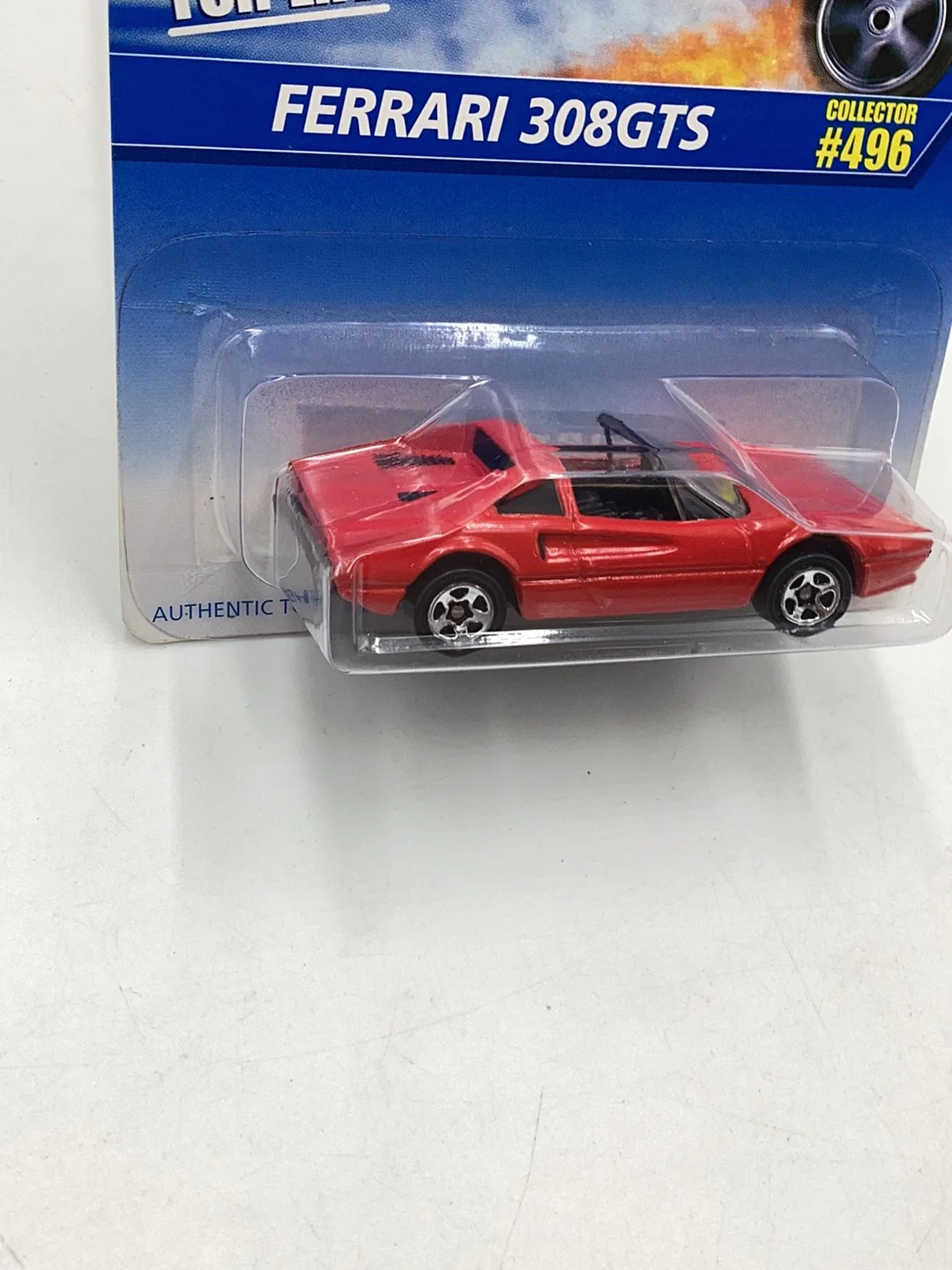 Hot wheels #496 Ferrari 308 GTS coolest to collect on card with protector - Image 4