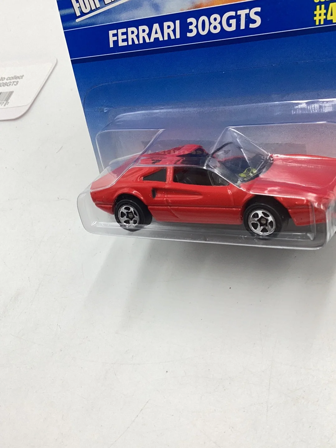 Hot wheels #496 Ferrari 308 GTS coolest to collect on card with protector - Image 5