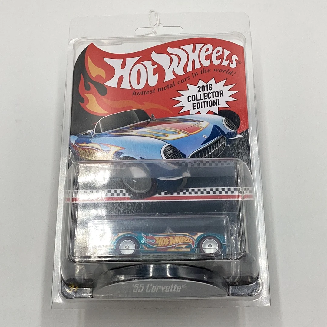 Hot Wheels 55 Corvette 2016 collectors edition mail in with protector - Image 8
