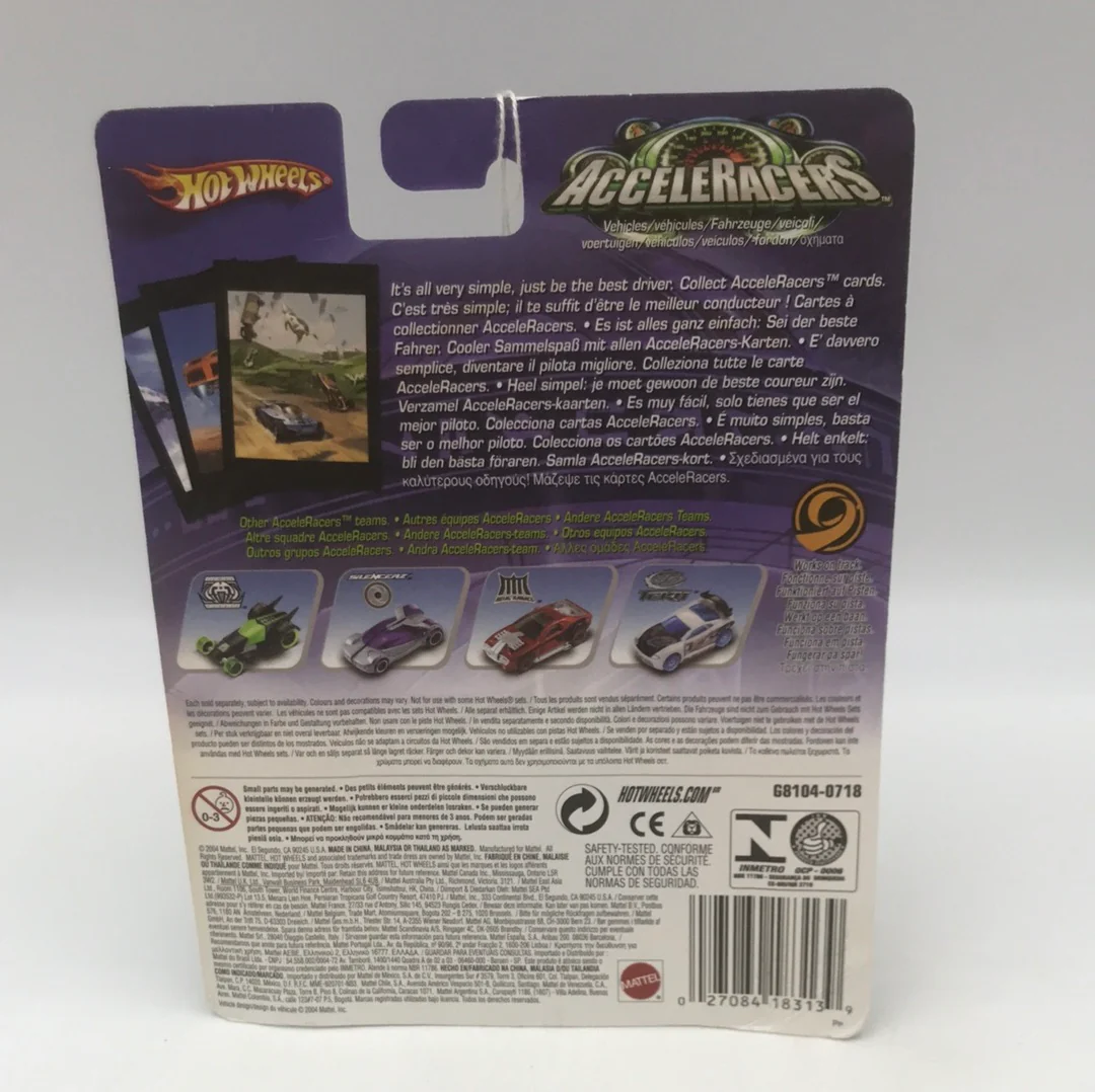 Hot wheels Acceleracers Metal Maniacs Piledriver 2 of 9 VHTF Grey CM6 int. Card - Image 7