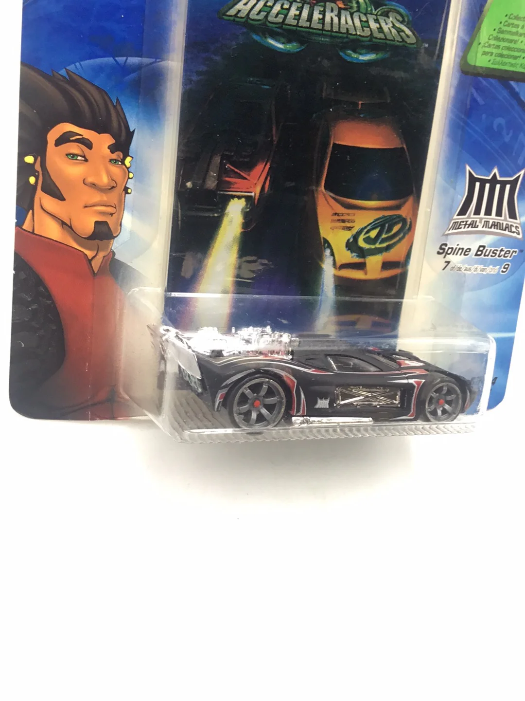 Hot wheels Acceleracers Metal Maniacs Spine Buster 7 of 9 CM6 Wheels #2 - Image 3