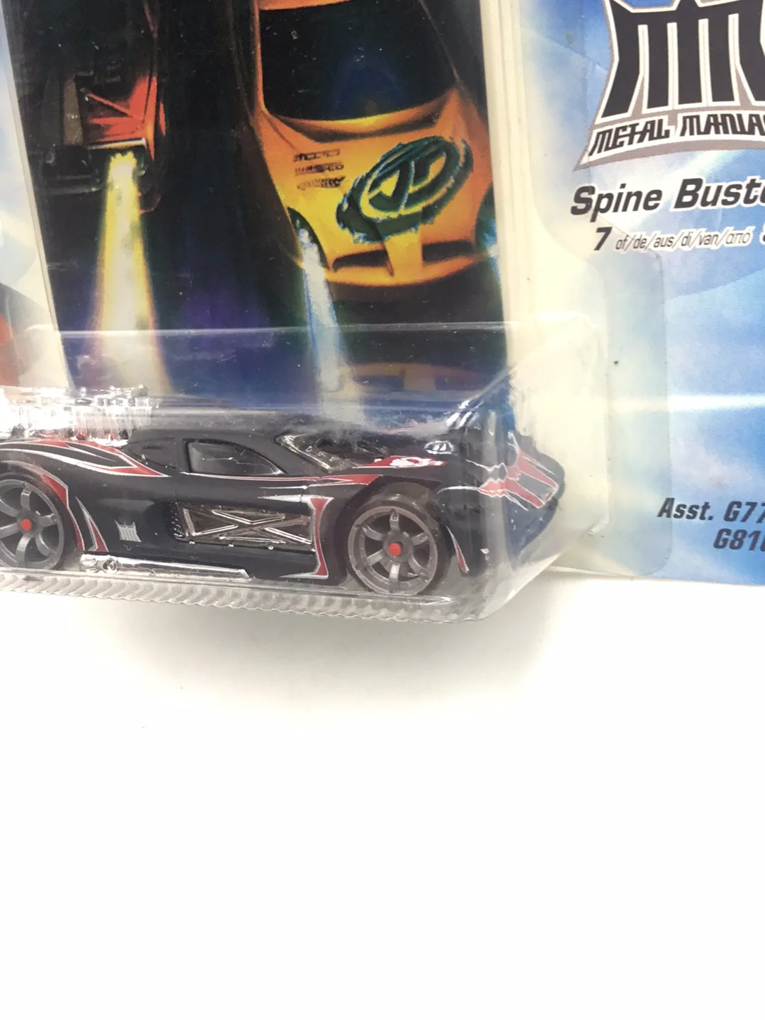 Hot wheels Acceleracers Metal Maniacs Spine Buster 7 of 9 CM6 Wheels #2 - Image 4