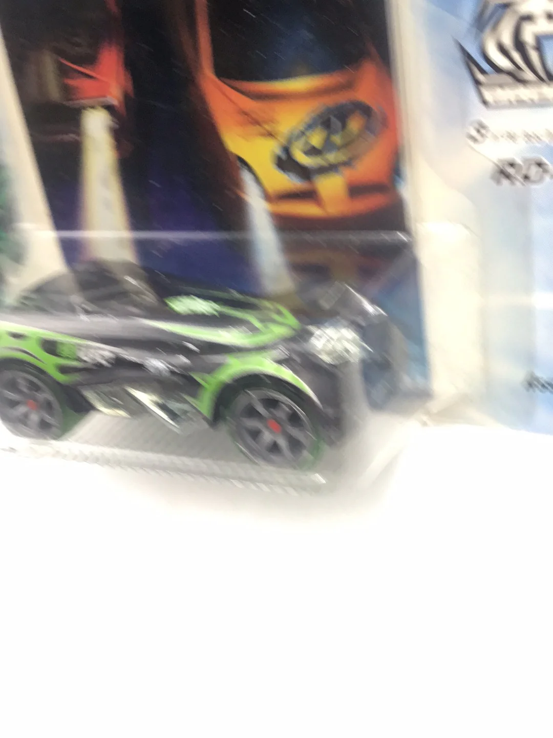 Hot wheels Acceleracers Racing Drones RD-03 3 of 9 Black International card  (Bad card) - Image 4