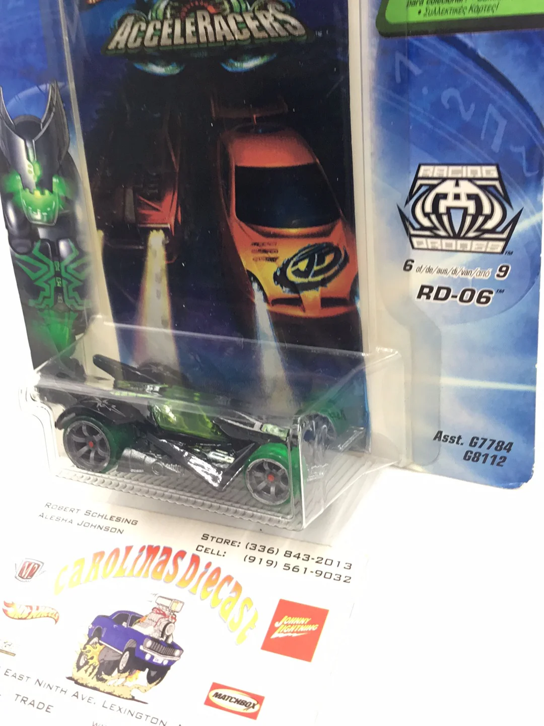 Hot wheels Acceleracers Racing Drones RD-06 cm6 wheels international card 6 of 9 #2 - Image 4