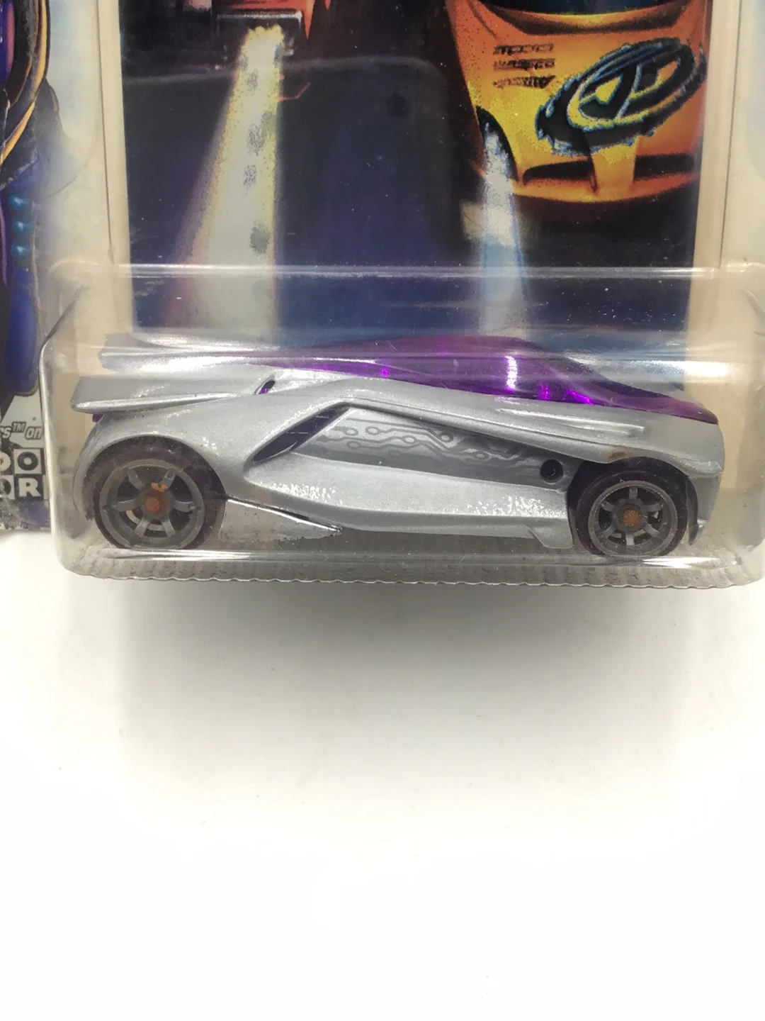 Hot wheels Acceleracers Silencerz Anthracite 3 of 9  US card ( Bad card) - Image 2