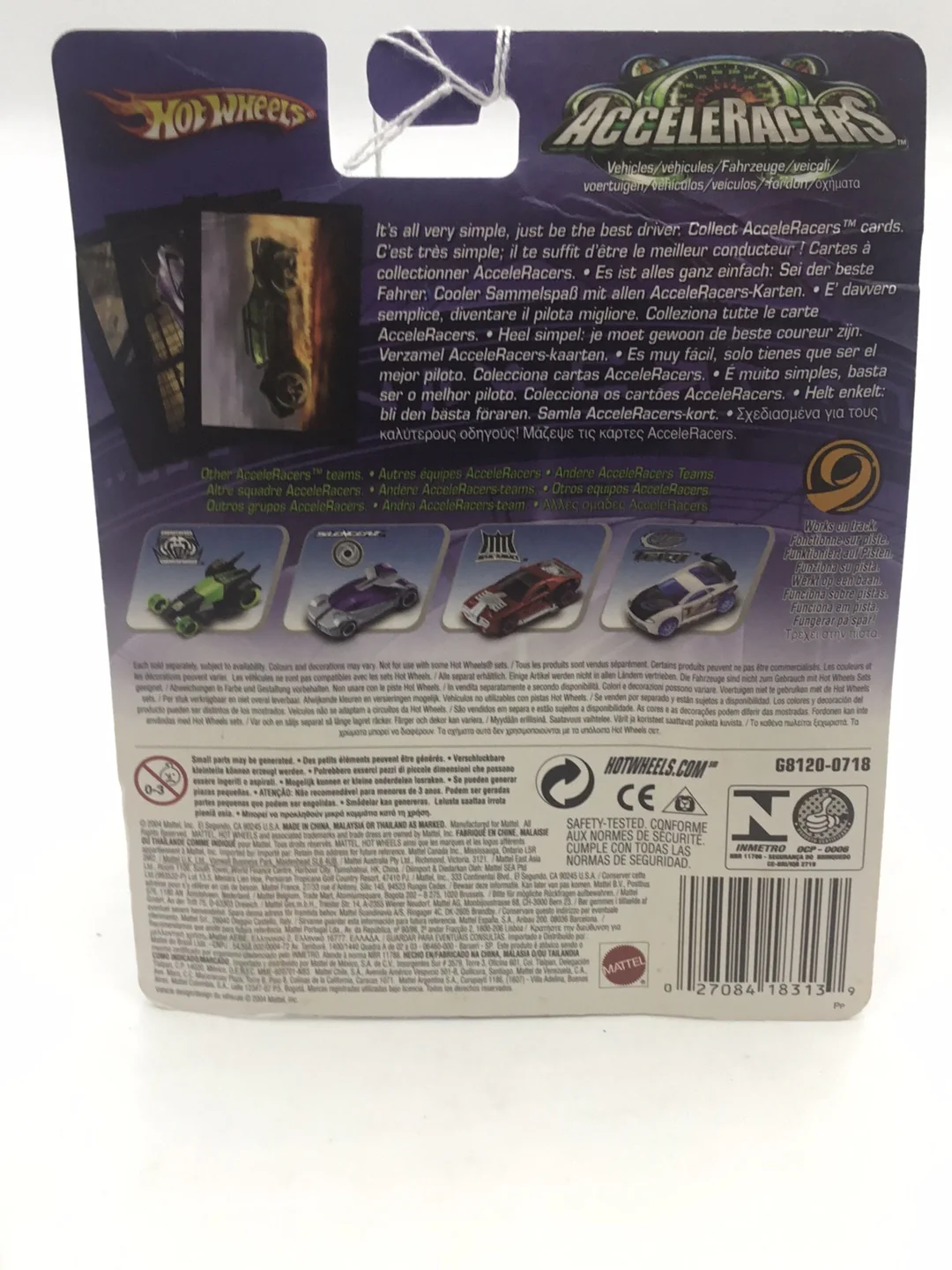 Hot wheels Acceleracers Silencerz Covelight 6 of 9 international card (Bad Card) - Image 9