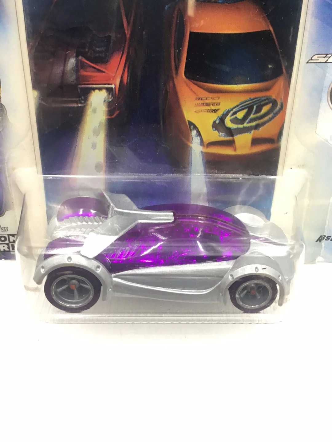 Hot wheels Acceleracers Silencerz Iridium 4 of 9 US card CM 5 Wheels (Bad Card) - Image 5