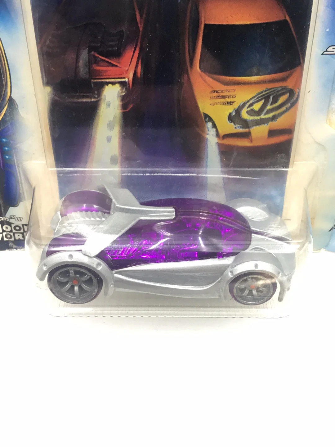 Hot wheels Acceleracers Silencerz Iridium 4 of 9 US card CM 6 Wheels (Bad Card) #2 - Image 5