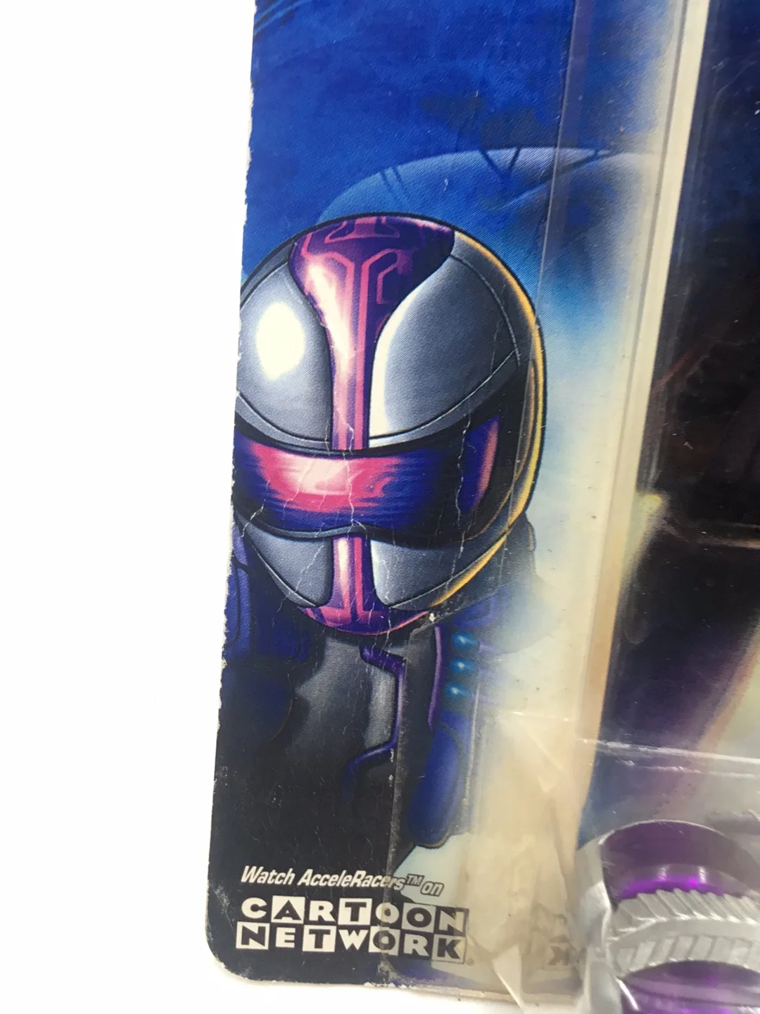 Hot wheels Acceleracers Silencerz Iridium 4 of 9 US card CM 6 Wheels (Bad Card) #2 - Image 8