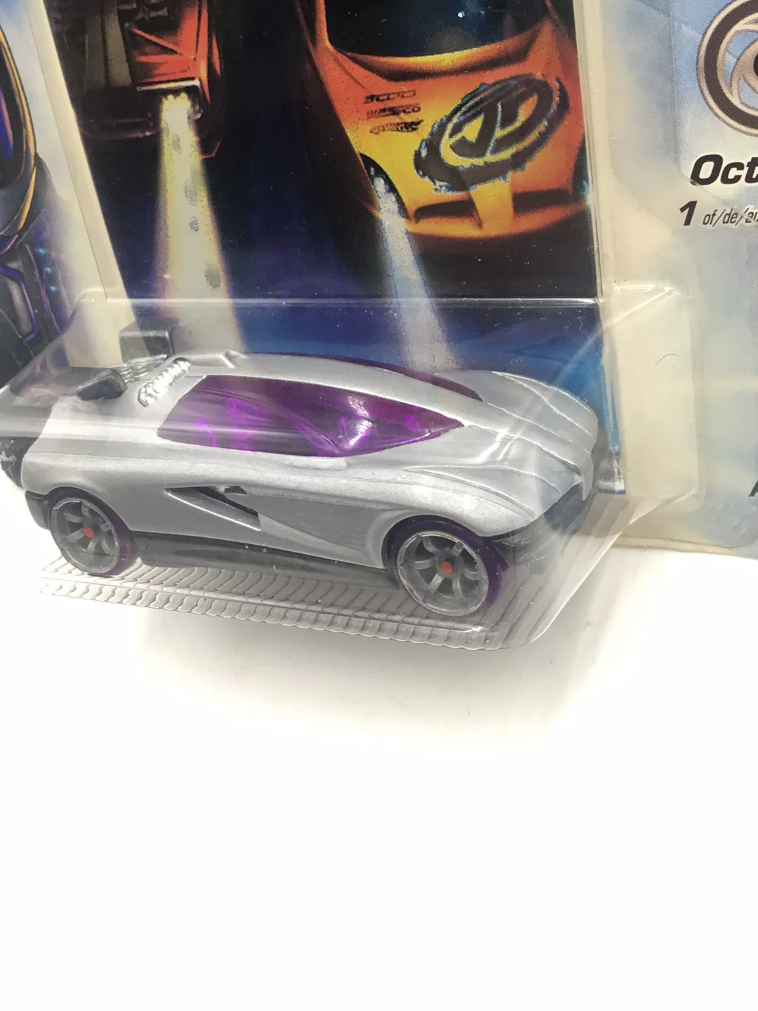 Hot wheels Acceleracers Silencerz Octainium 1 of 9 international card (Bad Card) - Image 4