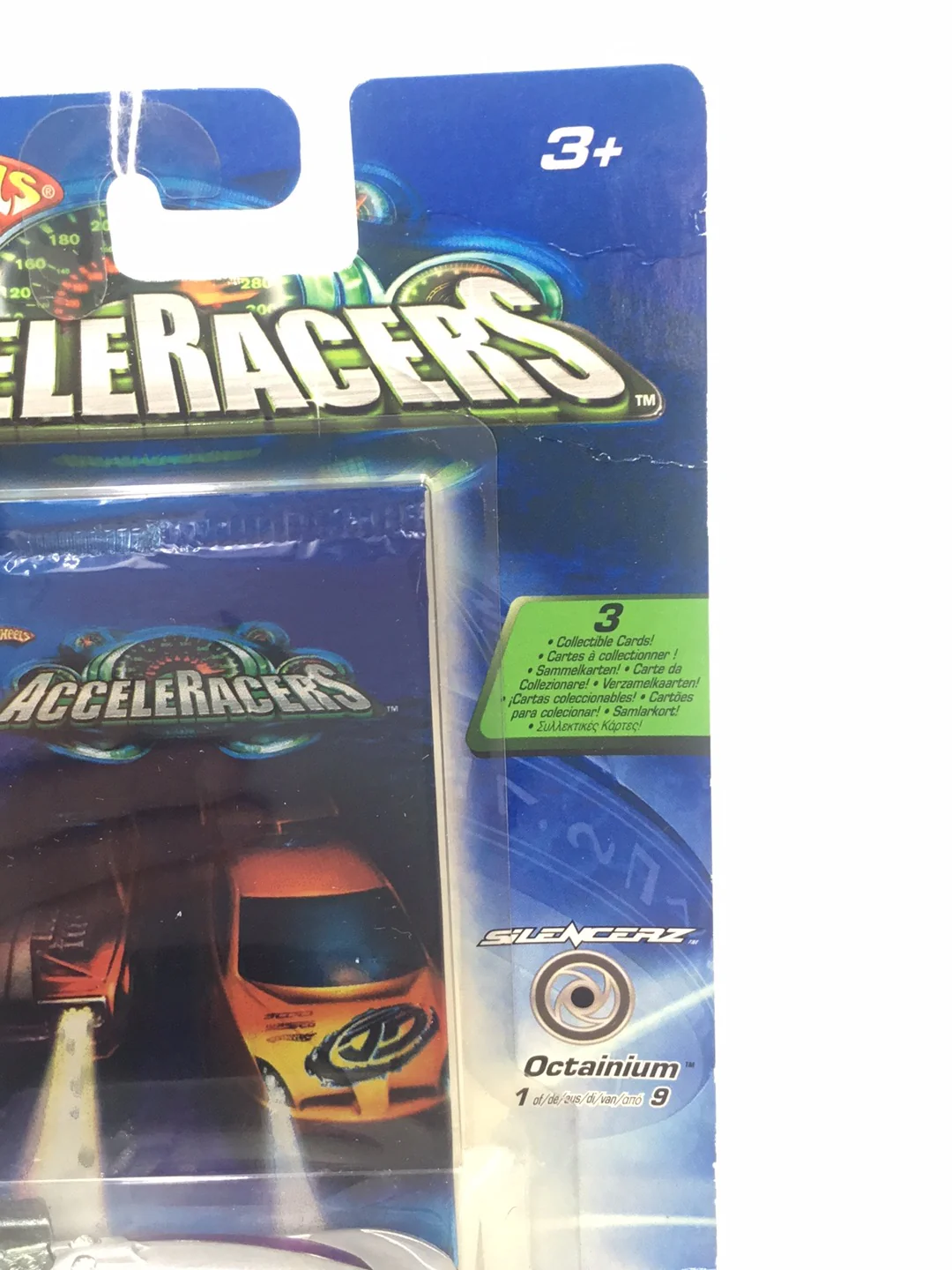 Hot wheels Acceleracers Silencerz Octainium 1 of 9 international card (Bad Card) - Image 7