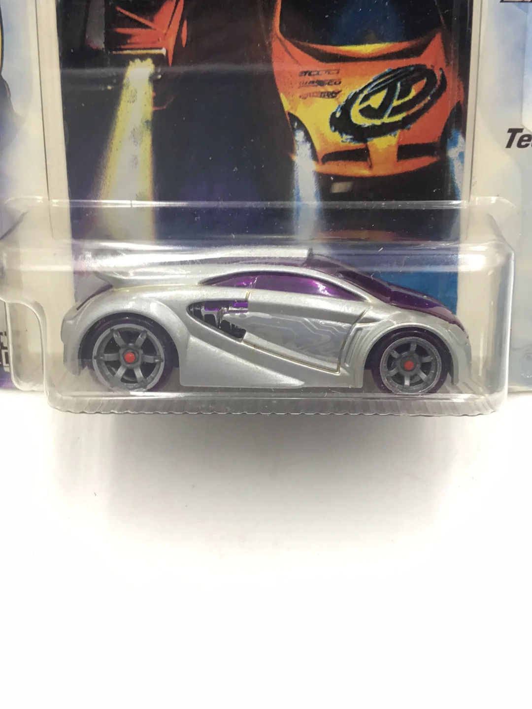 Hot wheels Acceleracers Silencerz Technetium 9 of 9 US card (Bad Card) - Image 2