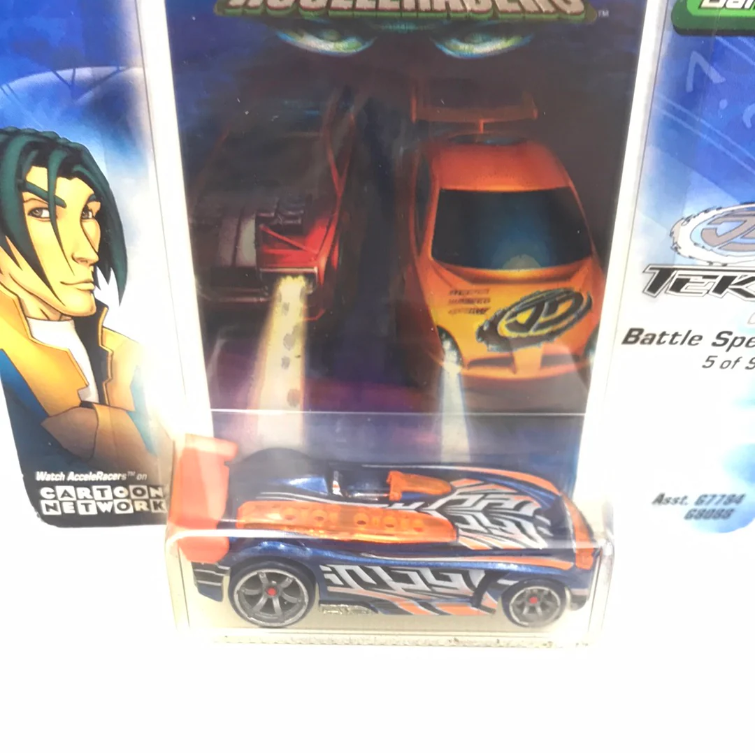 Hot wheels Acceleracers Teku Battle Spec 5 of 9 HTF Blue CM6 - Image 5