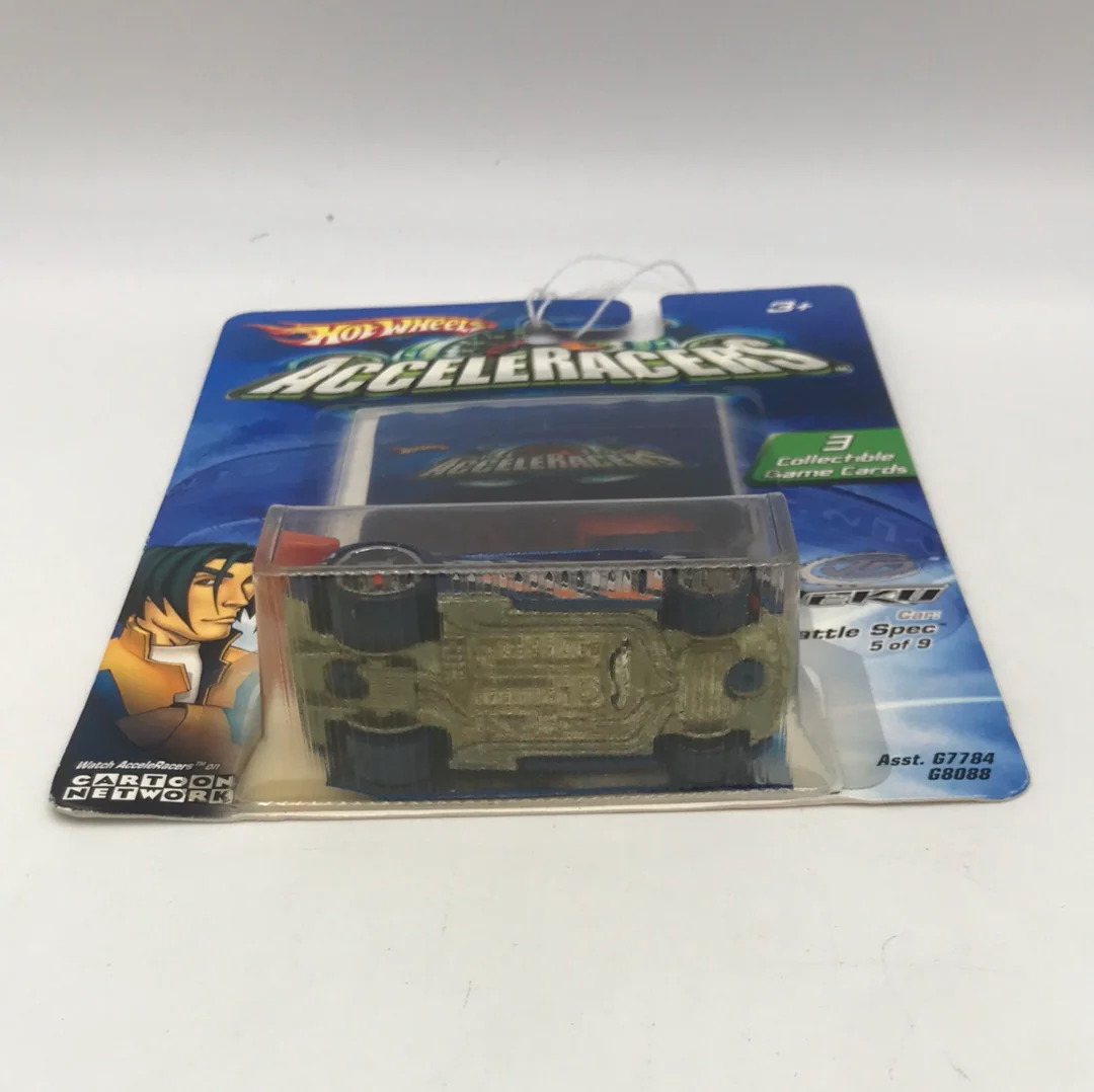 Hot wheels Acceleracers Teku Battle Spec 5 of 9 HTF Blue CM6 - Image 7