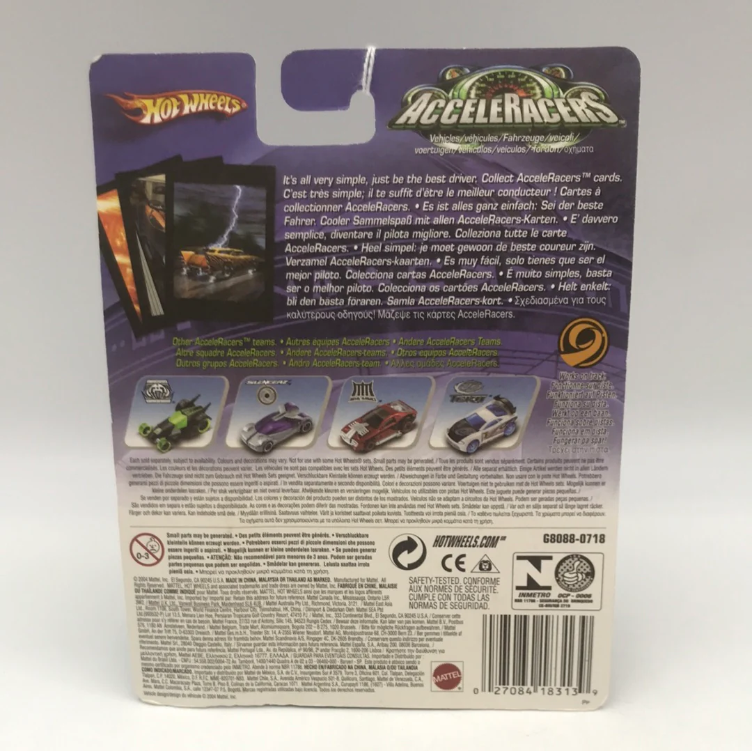 Hot wheels Acceleracers Teku Battle Spec 5 of 9 VHTF Blue CM6 int. Card - Image 6