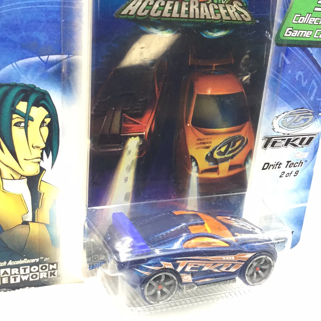 Hot wheels Acceleracers Teku Drift Tech blue wing 2 of 9 - Image 3