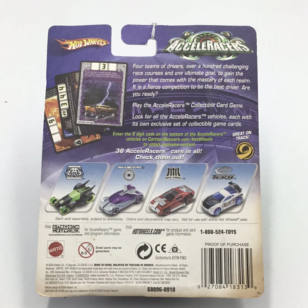 Hot wheels Acceleracers Teku Drift Tech blue wing 2 of 9 - Image 5