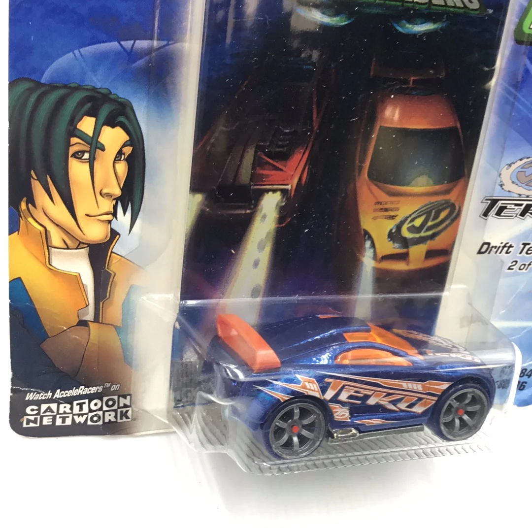 Hot wheels Acceleracers Teku Drift Tech orange wing 2 of 9 #1 - Image 3