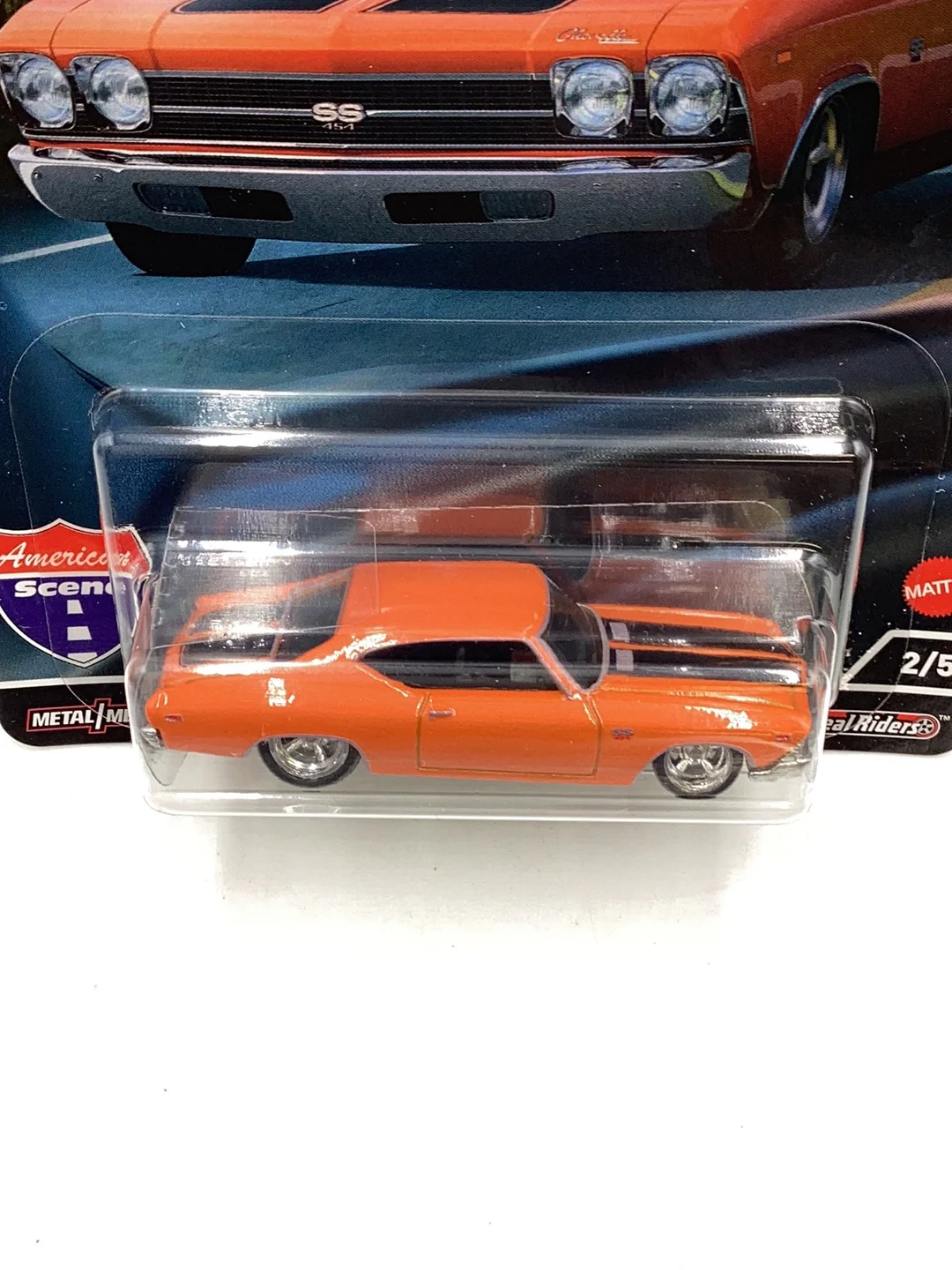 Hot wheels American Scene 2/5 69 Chevelle SS 396 244R - Image 6