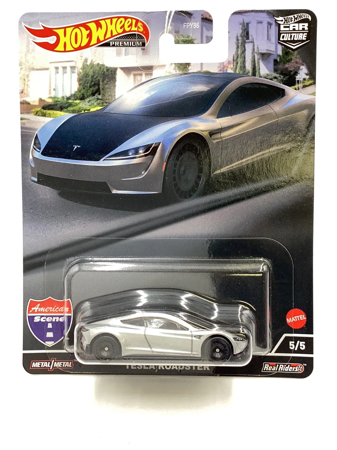 Hot wheels American Scene 5/5 Tesla Roadster 244O - Image 2